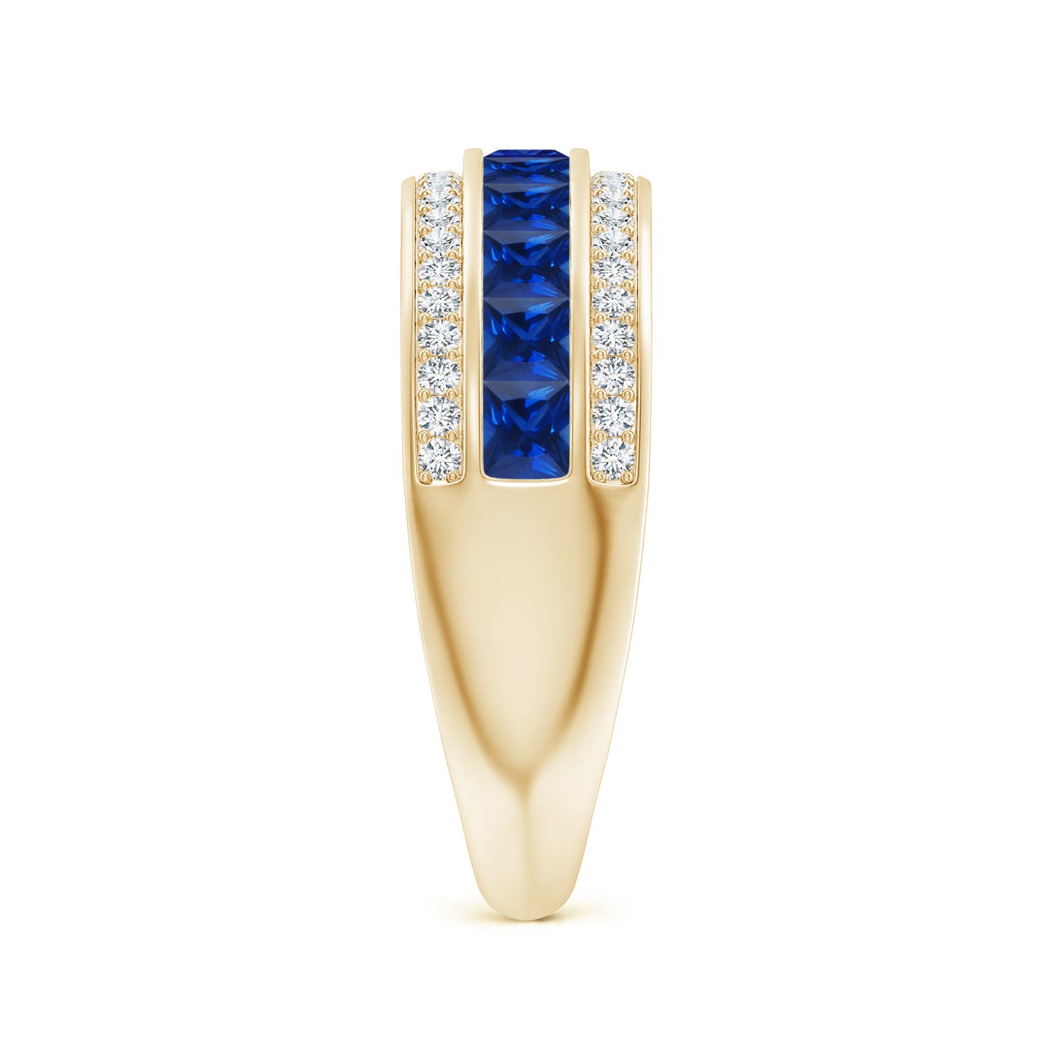 AAAA - Blue Sapphire / 1.33 CT / 14 KT Yellow Gold