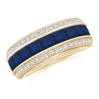 Square AA Blue Sapphire