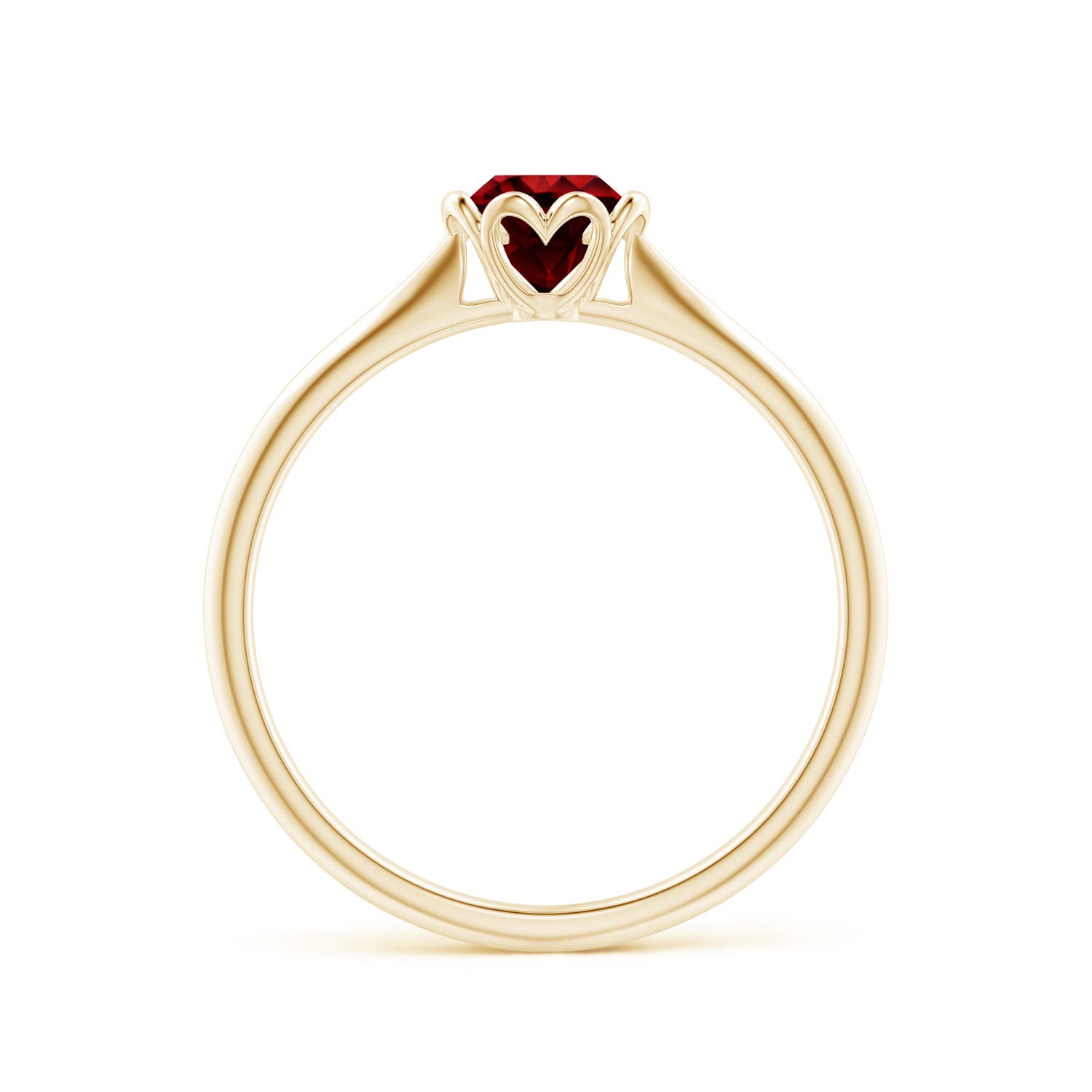 AAAA - Ruby / 0.6 CT / 14 KT Yellow Gold