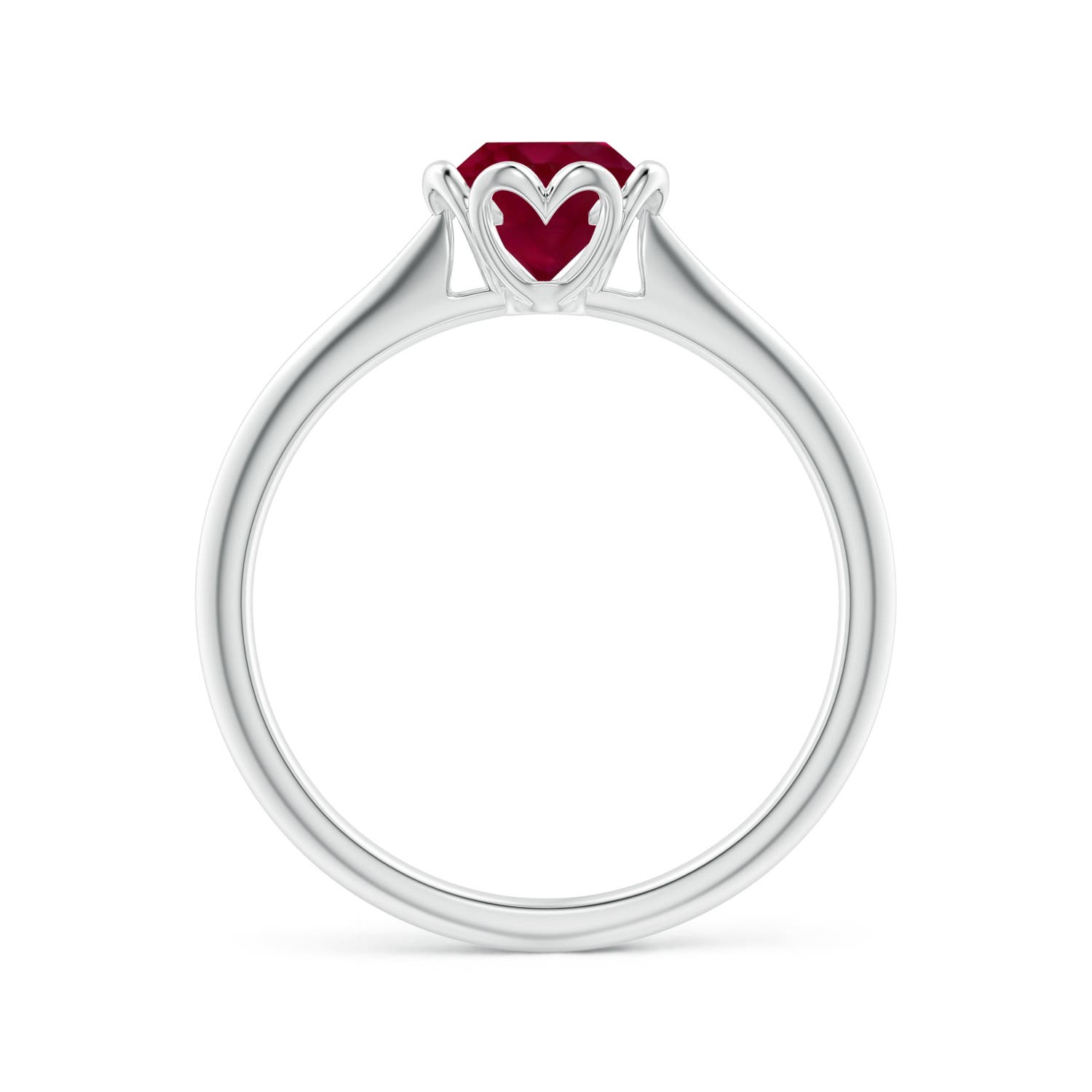 A - Ruby / 1 CT / 14 KT White Gold