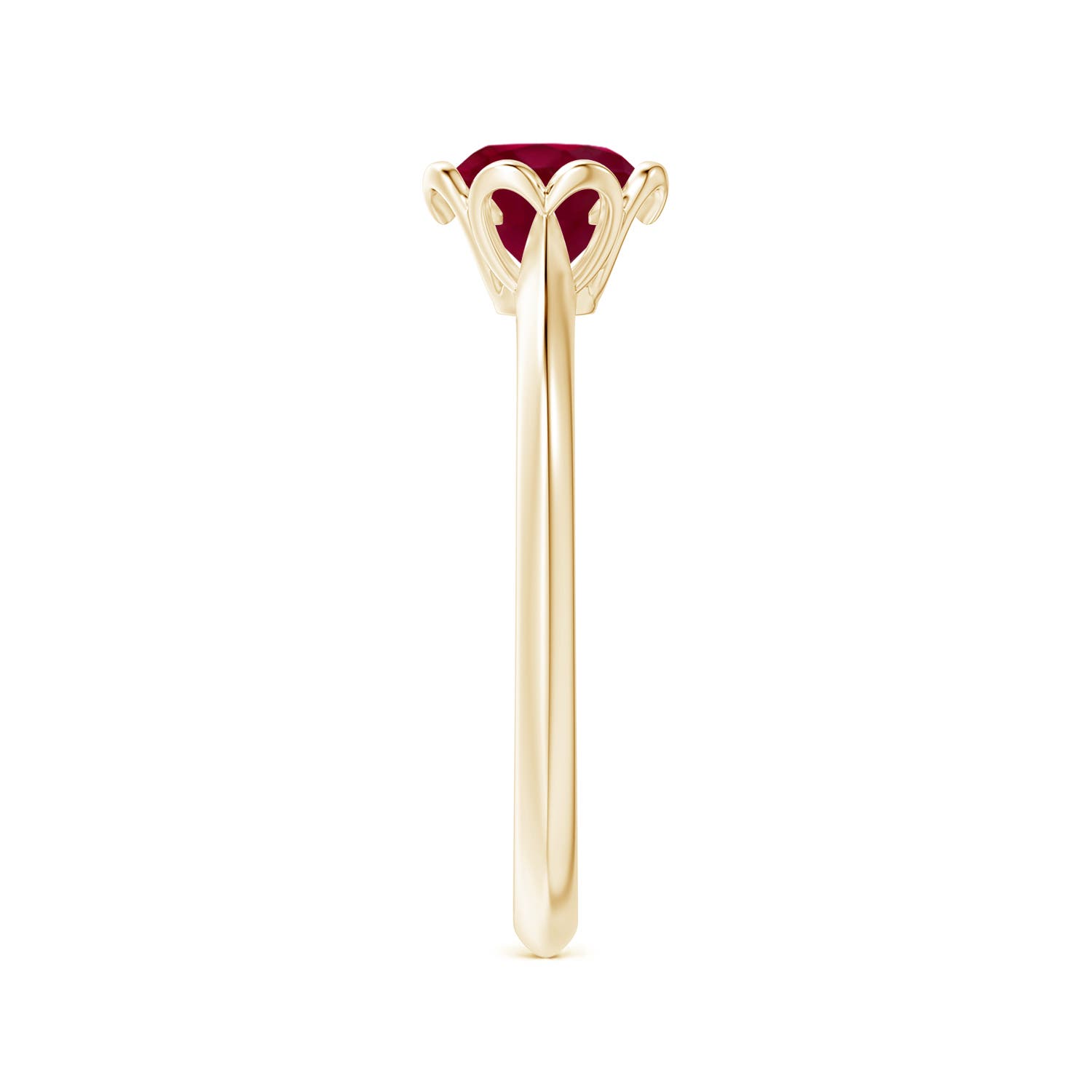 A - Ruby / 1 CT / 14 KT Yellow Gold