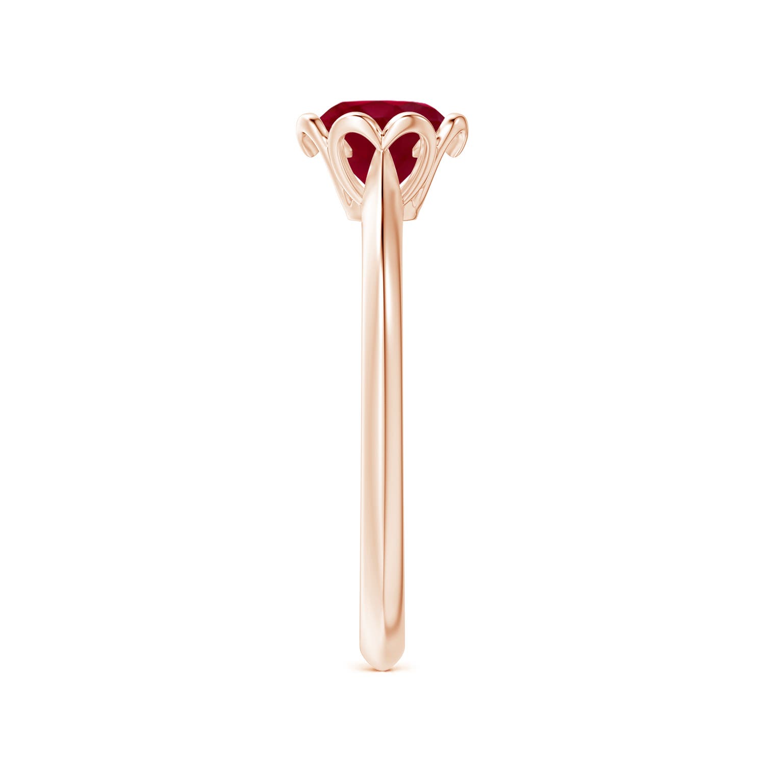 AA - Ruby / 1 CT / 14 KT Rose Gold