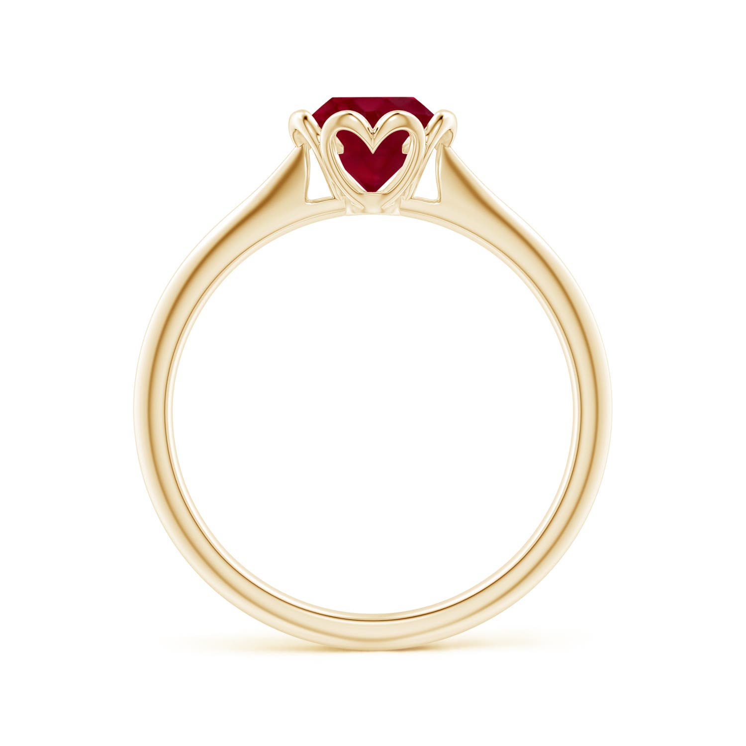 AA - Ruby / 1 CT / 14 KT Yellow Gold