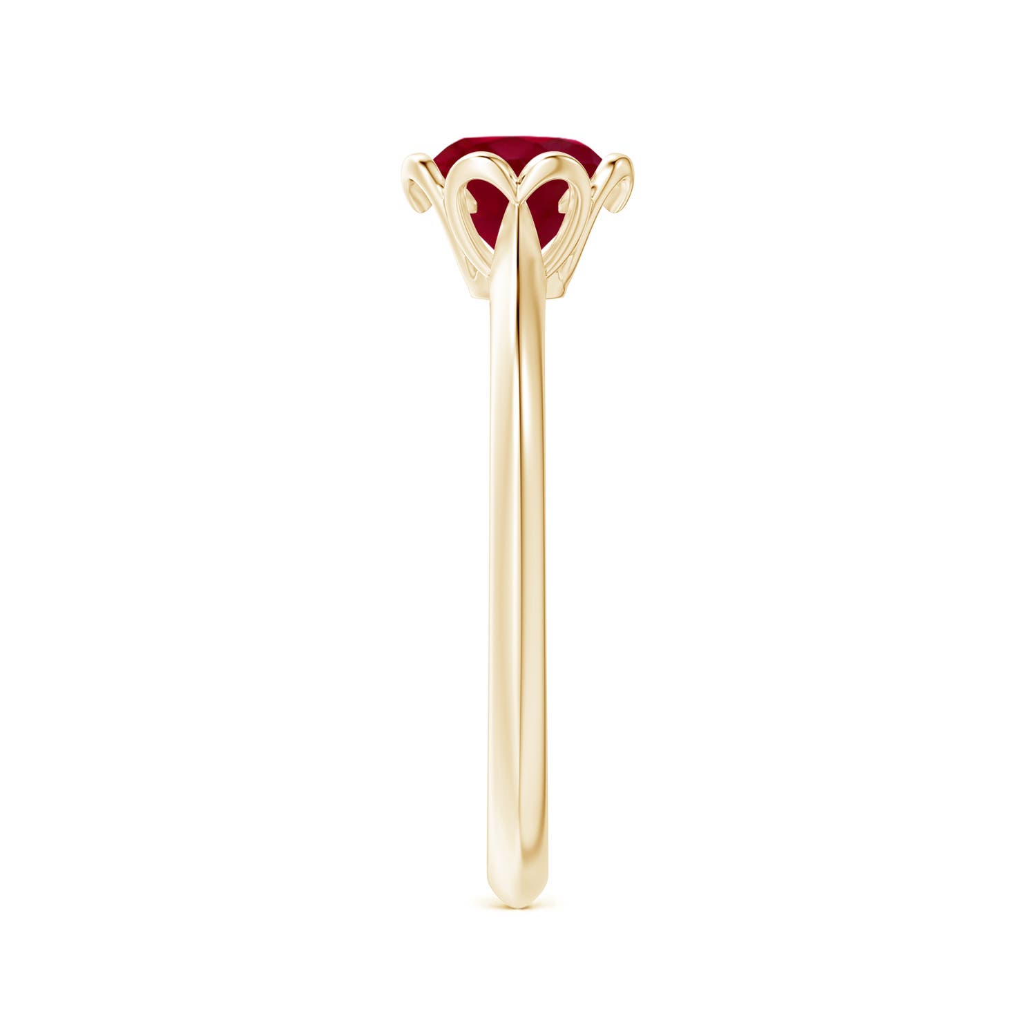 AA - Ruby / 1 CT / 14 KT Yellow Gold