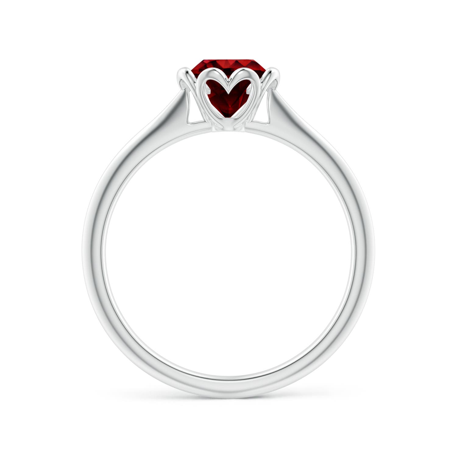 AAAA - Ruby / 1 CT / 14 KT White Gold