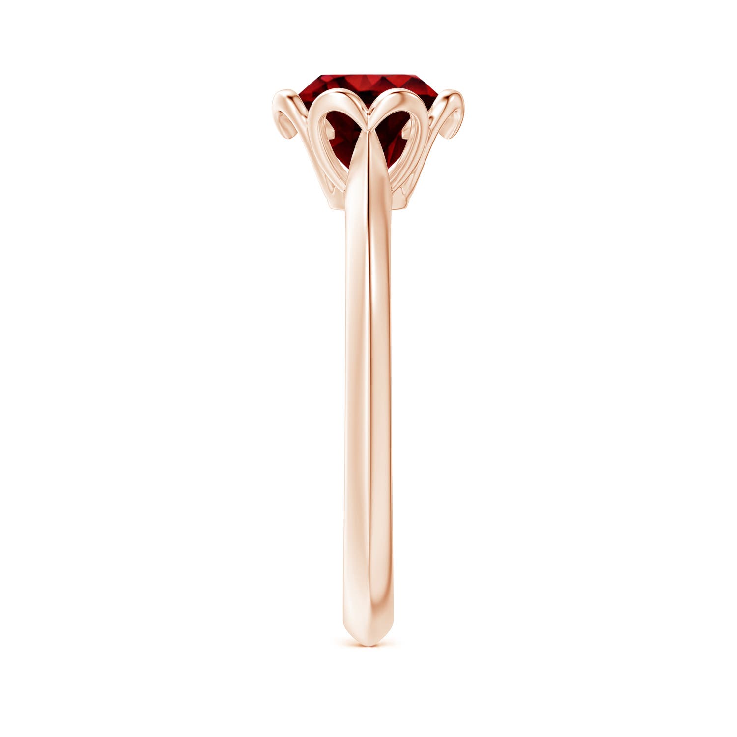 AAAA - Ruby / 1.4 CT / 14 KT Rose Gold