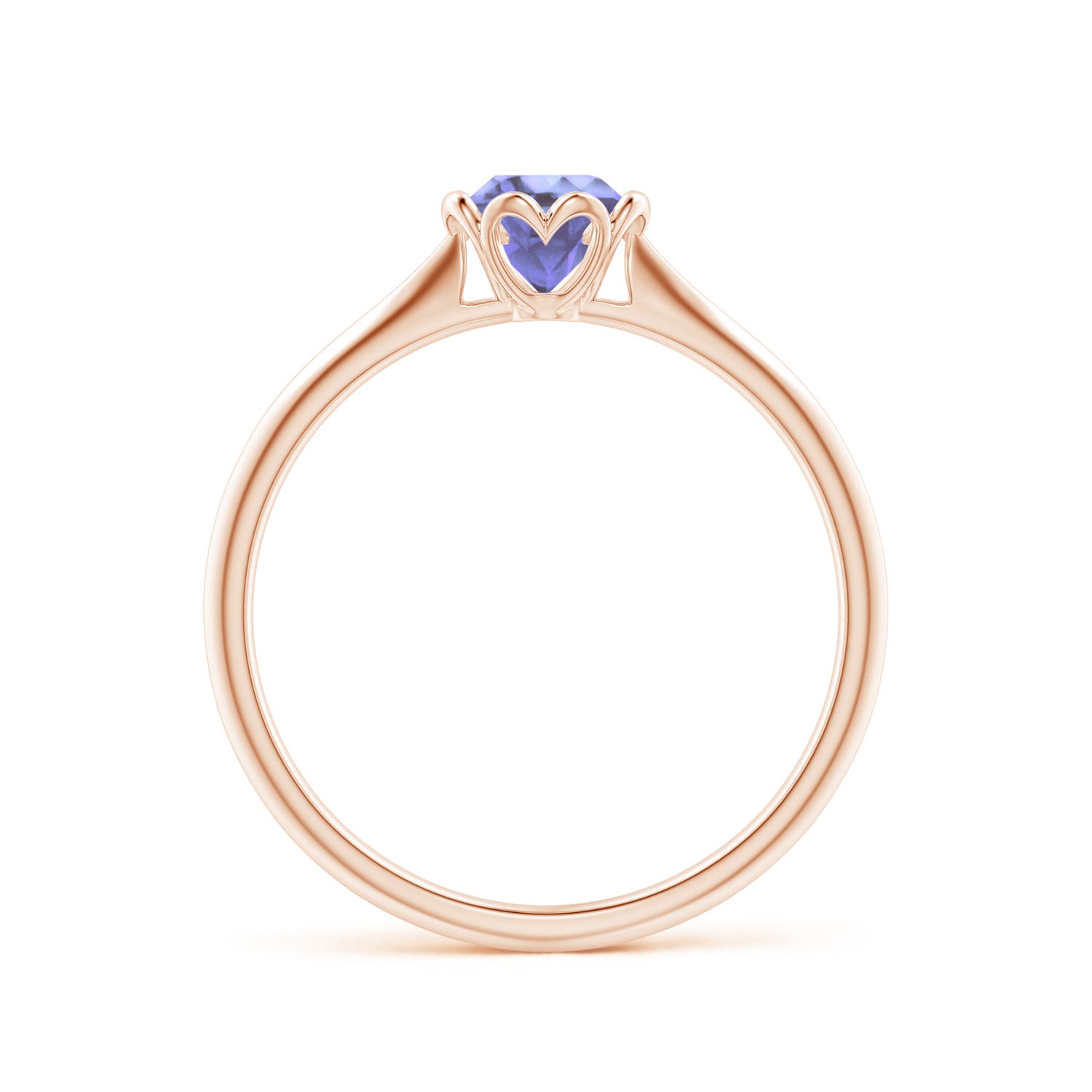 A - Tanzanite / 0.5 CT / 14 KT Rose Gold