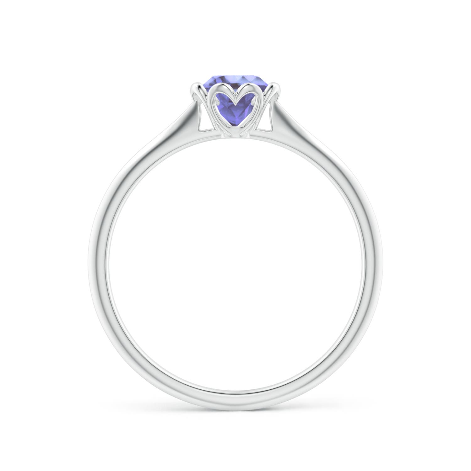 A - Tanzanite / 0.5 CT / 14 KT White Gold