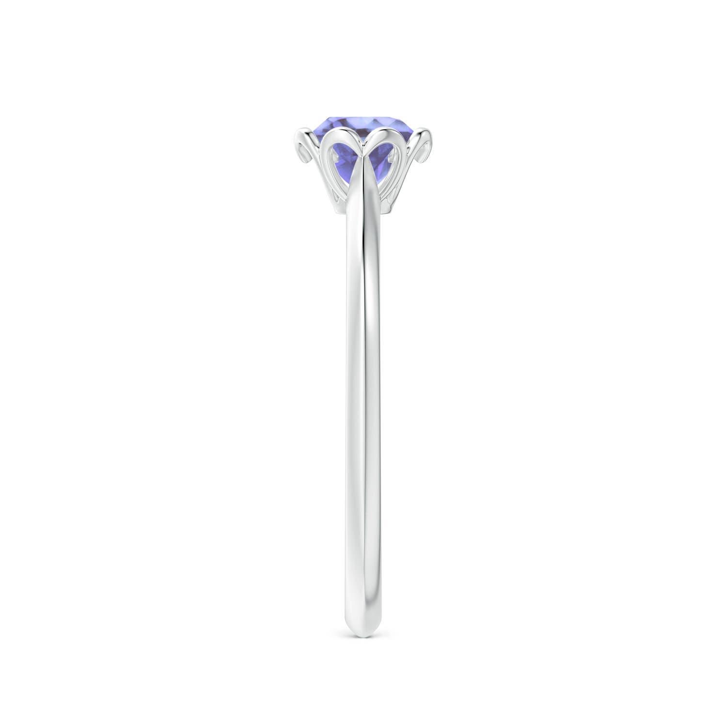 A - Tanzanite / 0.5 CT / 14 KT White Gold