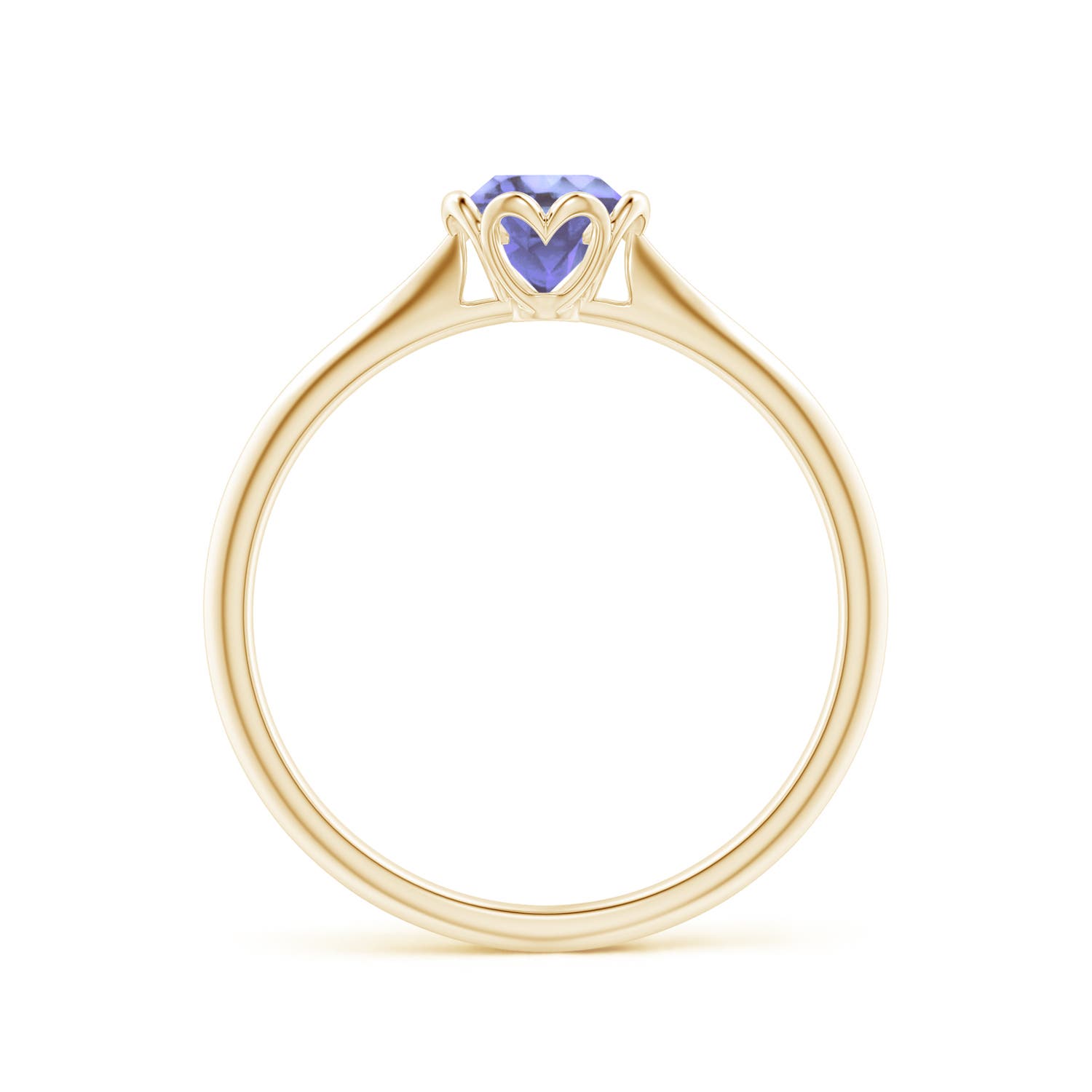 A - Tanzanite / 0.5 CT / 14 KT Yellow Gold