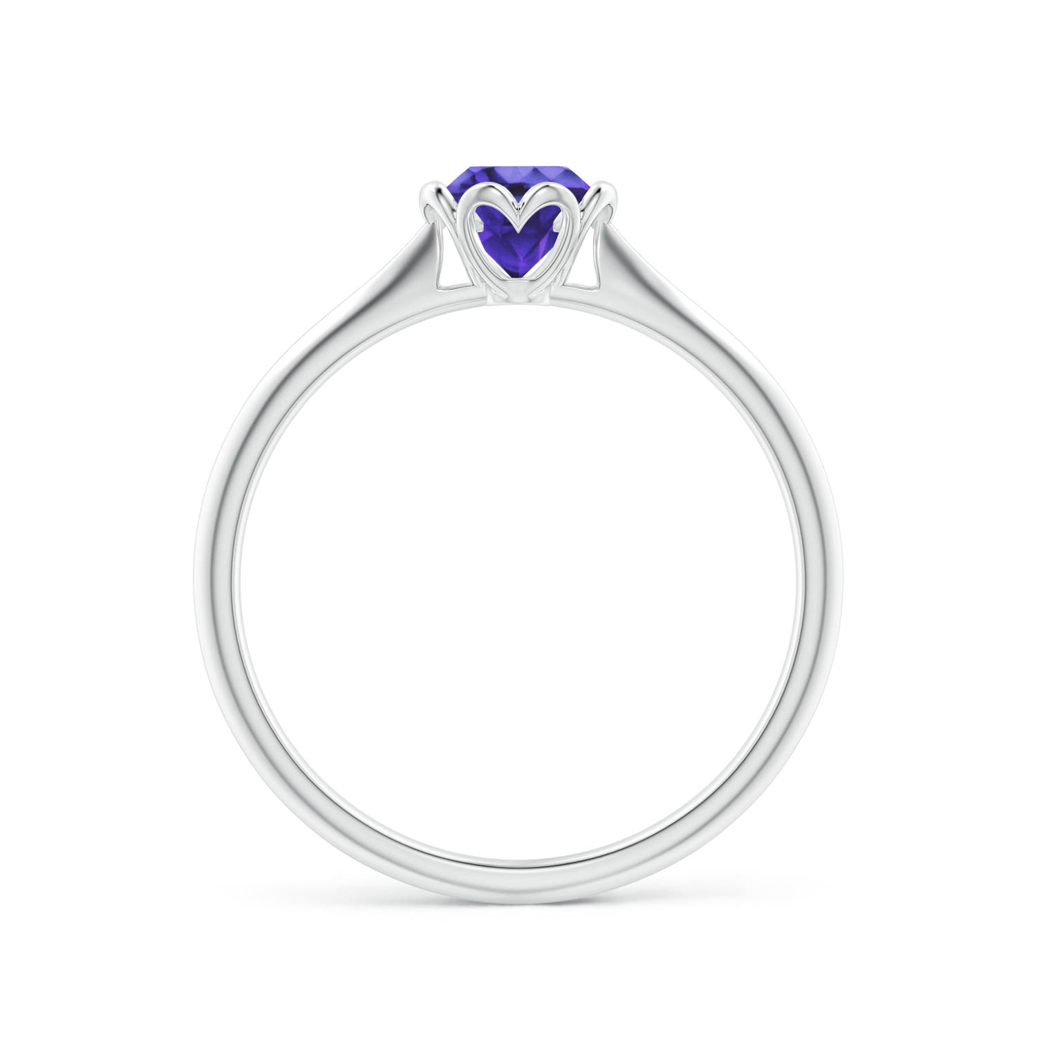 AA - Tanzanite / 0.5 CT / 14 KT White Gold