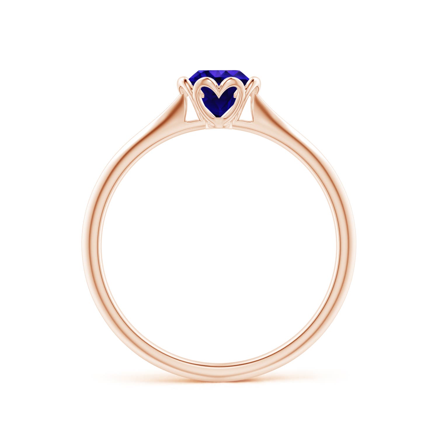 AAAA - Tanzanite / 0.5 CT / 14 KT Rose Gold