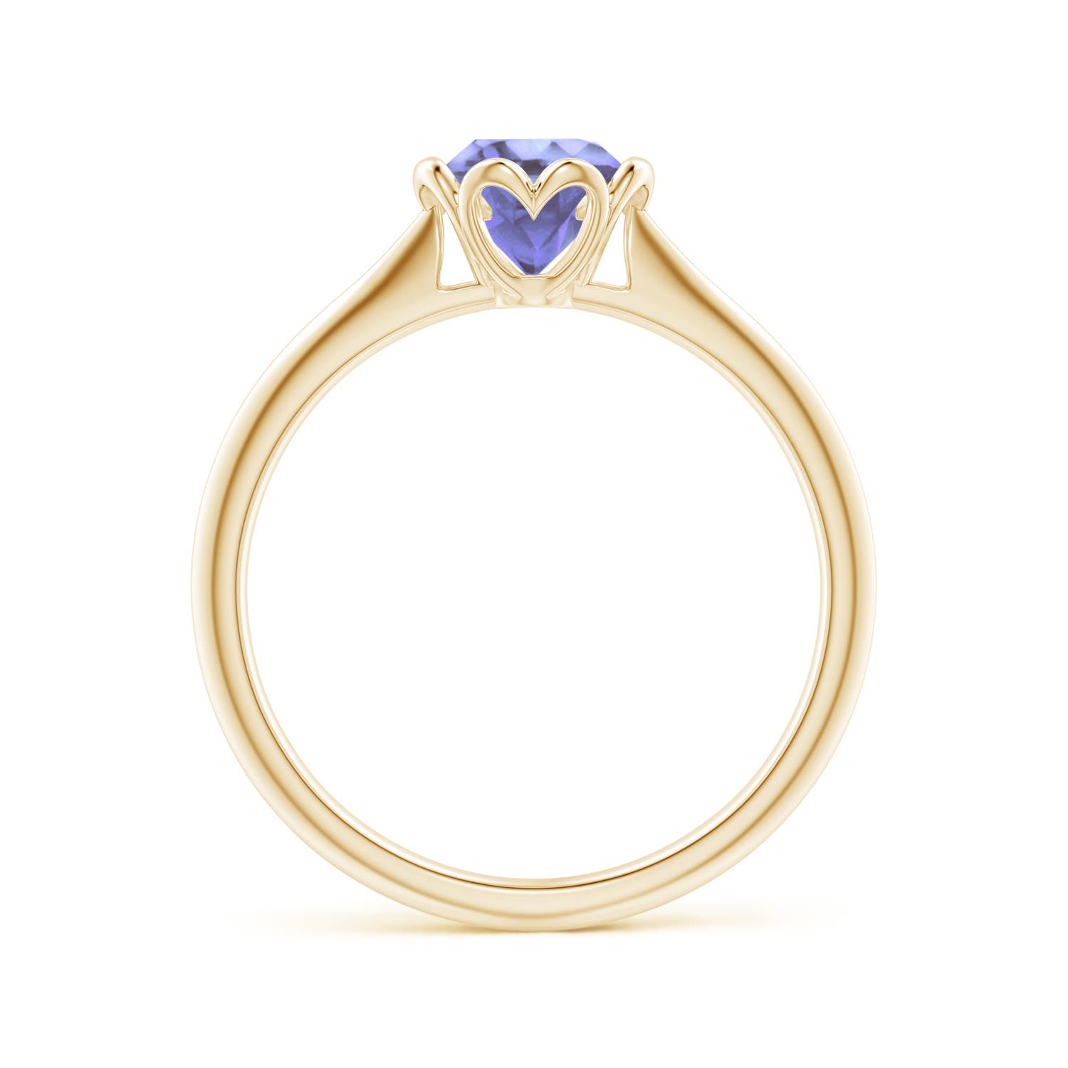 A - Tanzanite / 0.9 CT / 14 KT Yellow Gold