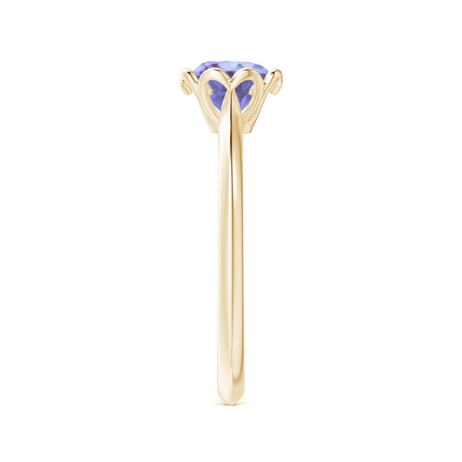 A - Tanzanite / 0.9 CT / 14 KT Yellow Gold