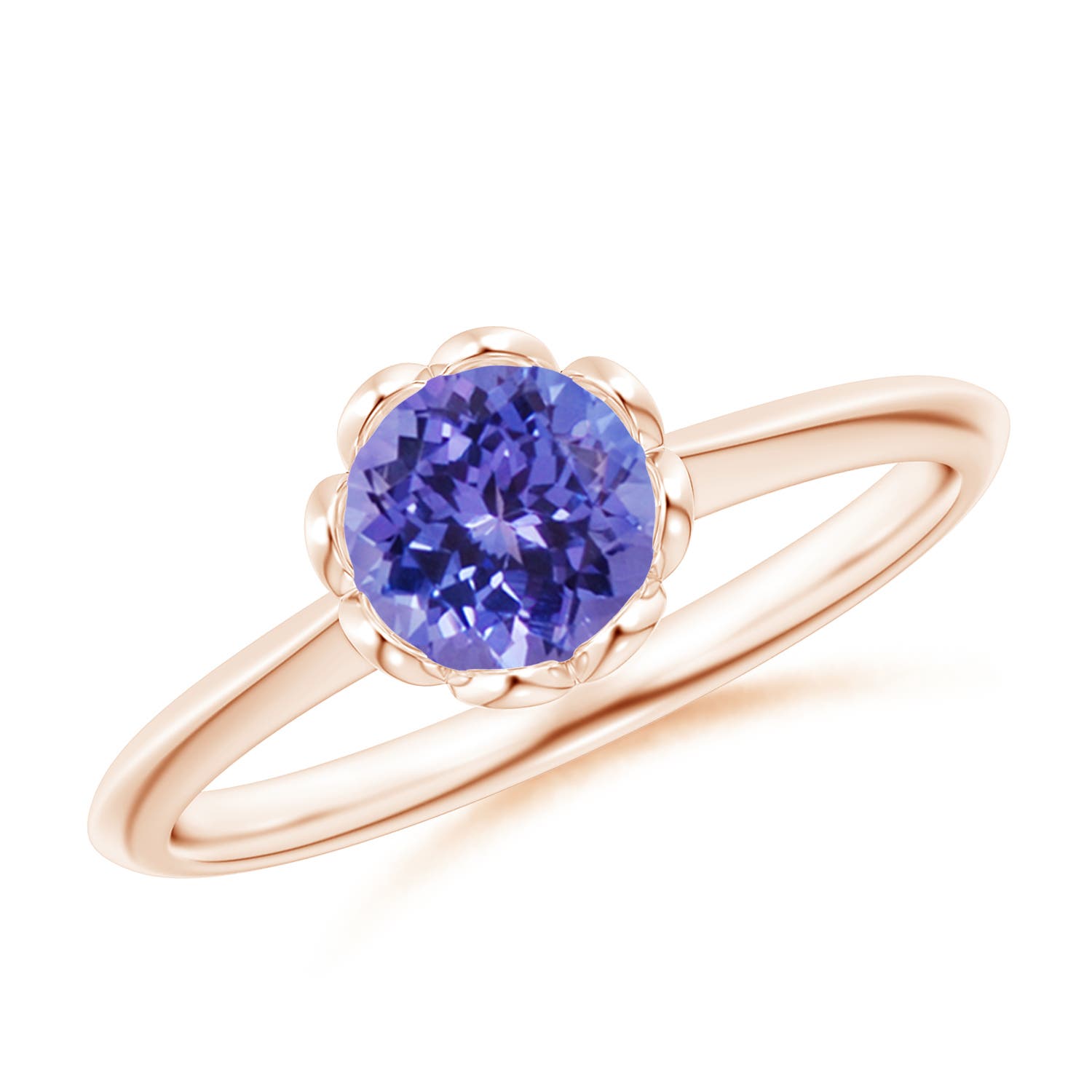 AA - Tanzanite / 0.9 CT / 14 KT Rose Gold