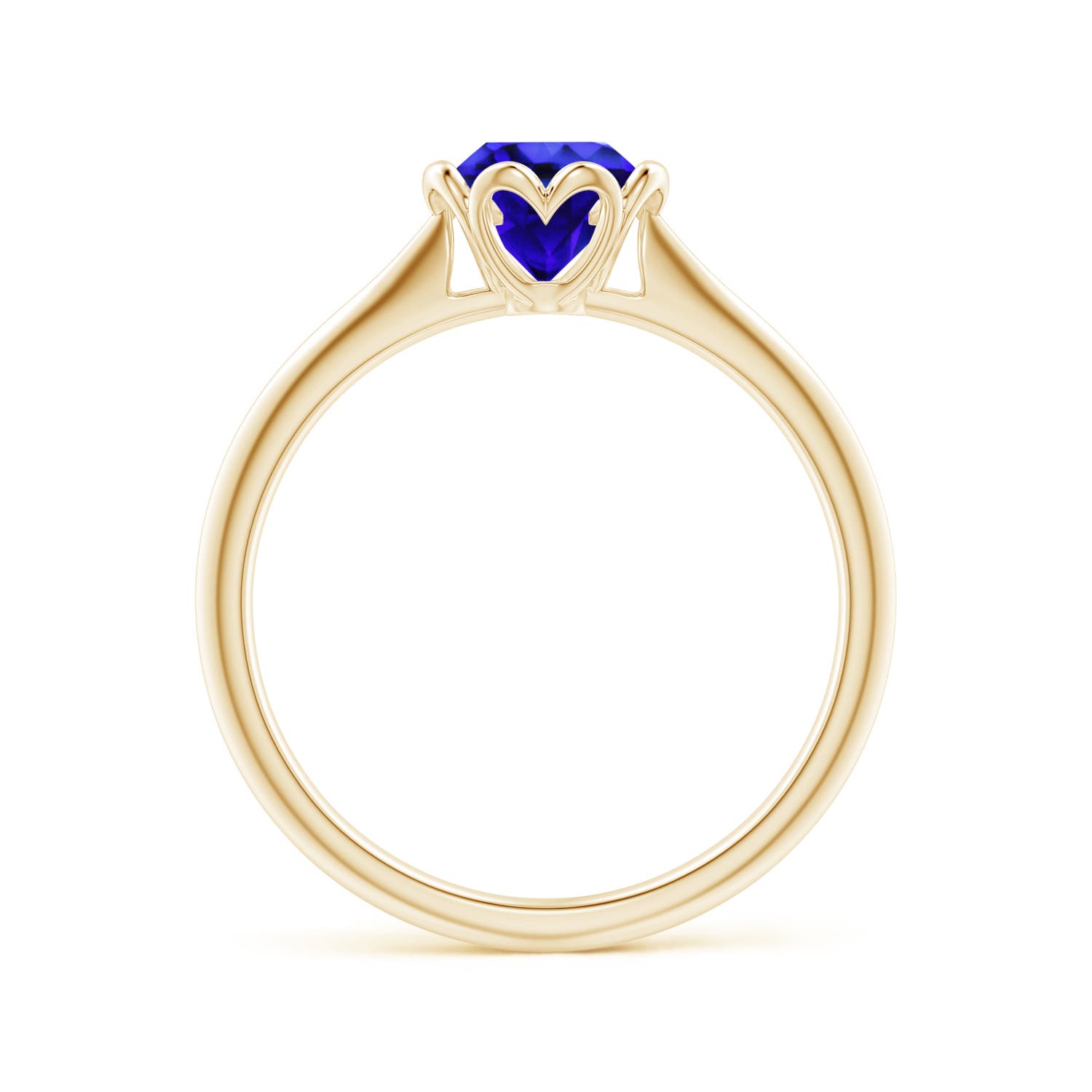 AAA - Tanzanite / 0.9 CT / 14 KT Yellow Gold