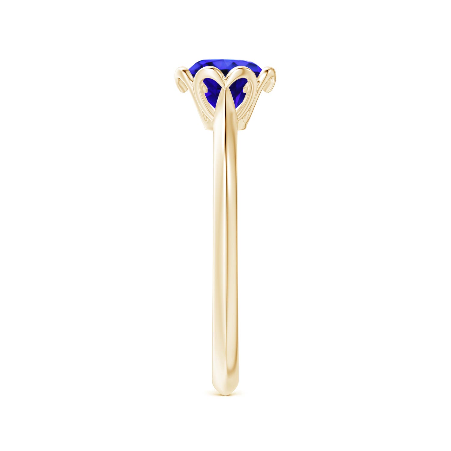 AAA - Tanzanite / 0.9 CT / 14 KT Yellow Gold