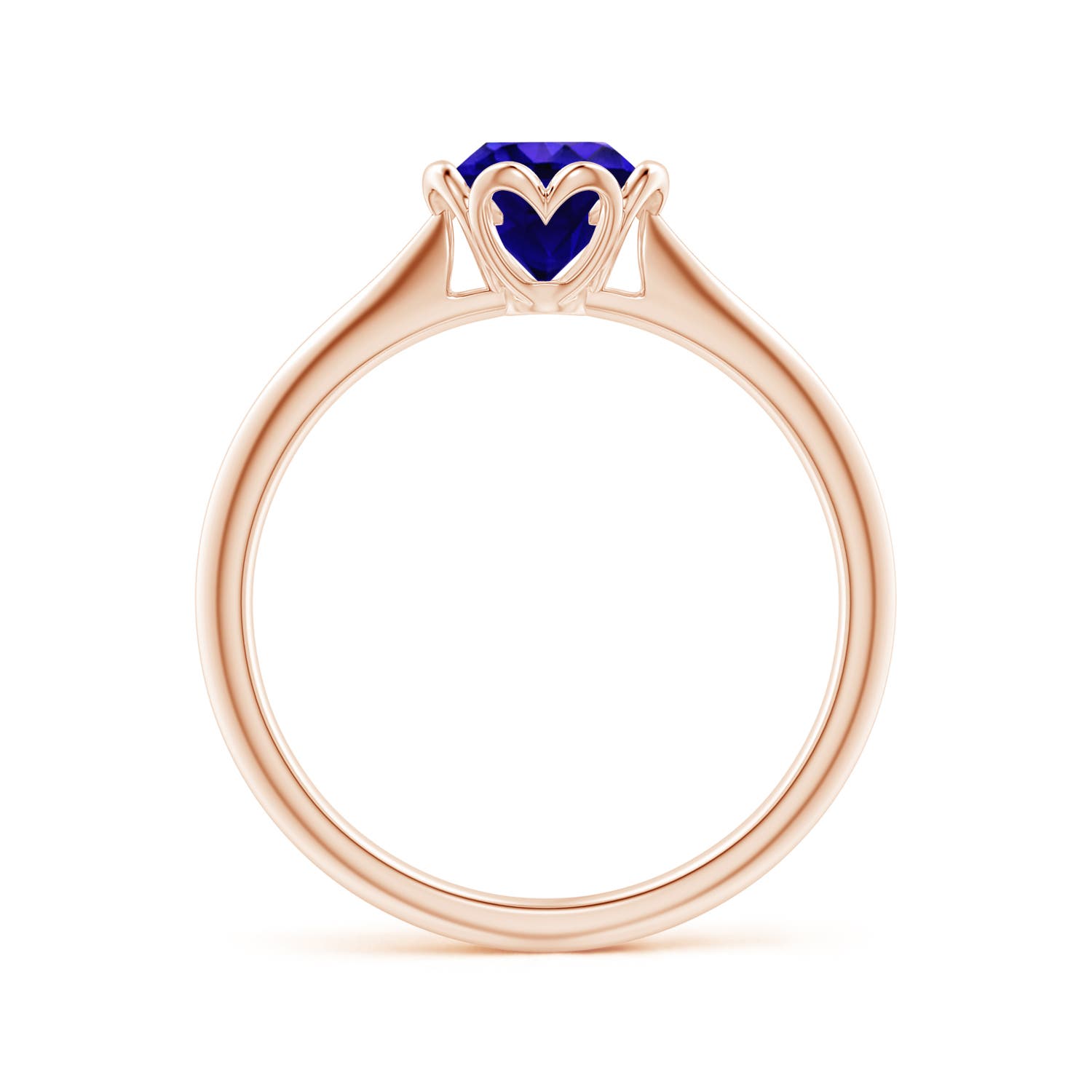 AAAA - Tanzanite / 0.9 CT / 14 KT Rose Gold