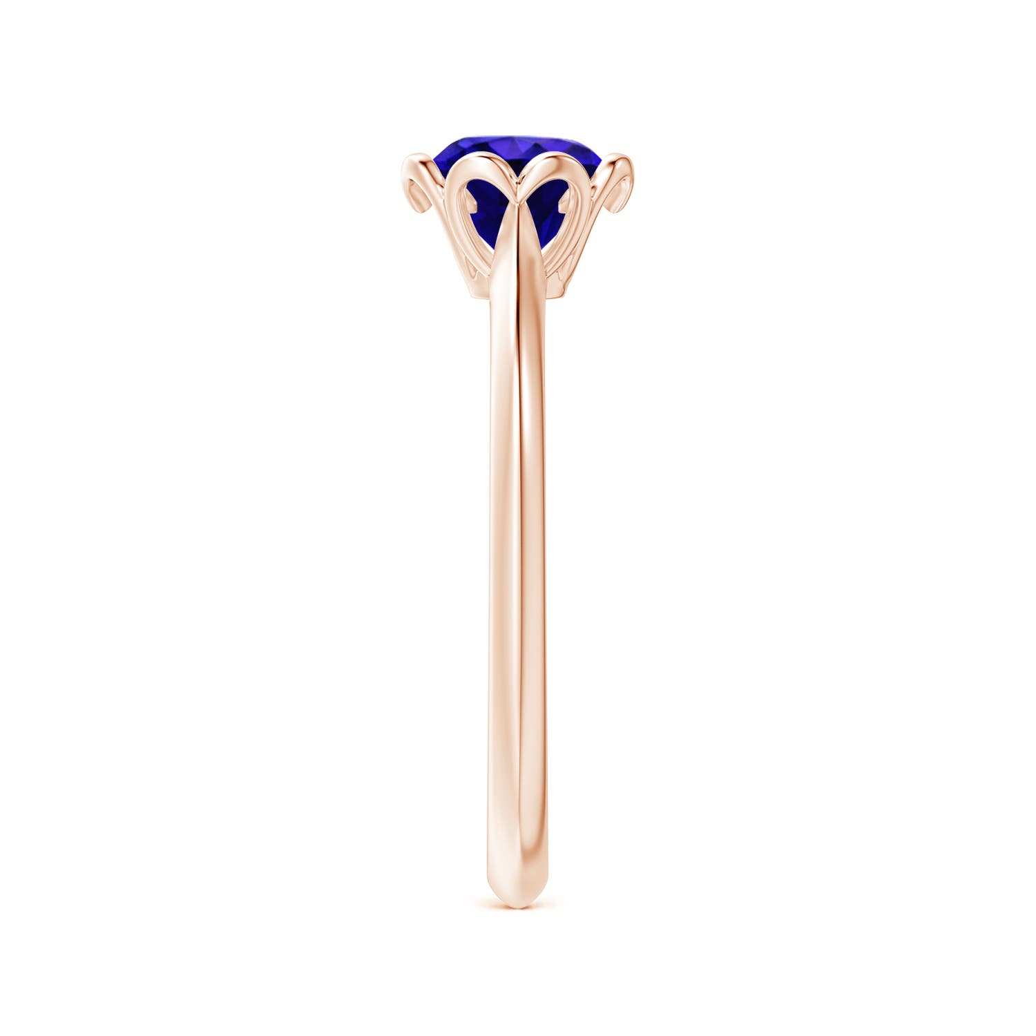 AAAA - Tanzanite / 0.9 CT / 14 KT Rose Gold