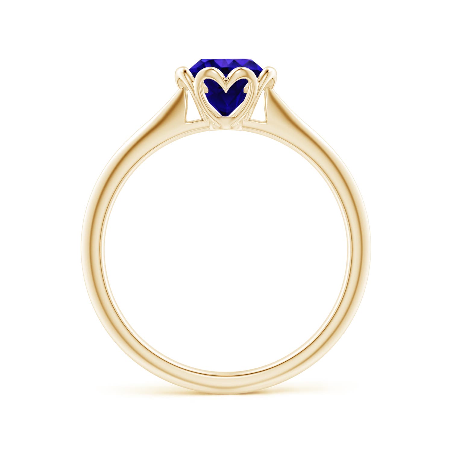 AAAA - Tanzanite / 0.9 CT / 14 KT Yellow Gold