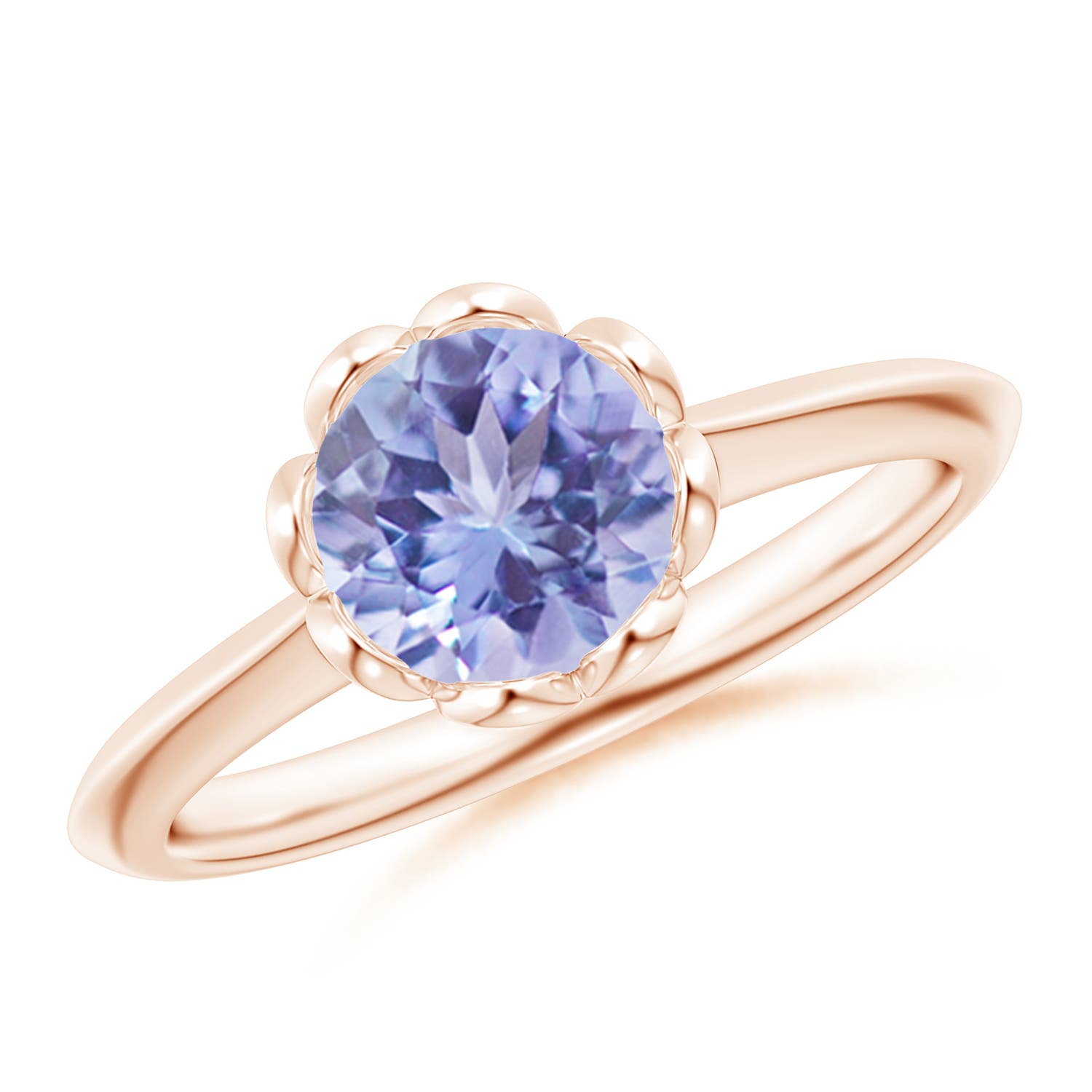 A - Tanzanite / 1.45 CT / 14 KT Rose Gold