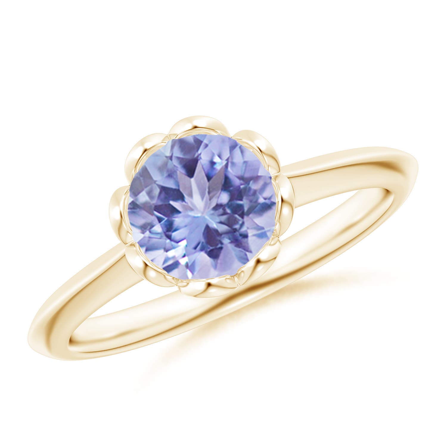 A - Tanzanite / 1.45 CT / 14 KT Yellow Gold