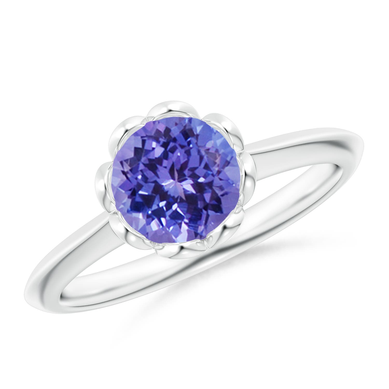 AA - Tanzanite / 1.45 CT / 14 KT White Gold