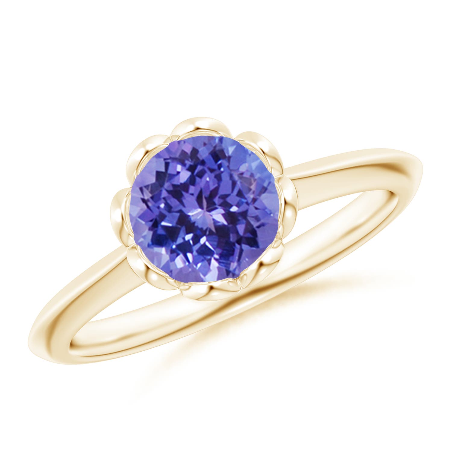 AA - Tanzanite / 1.45 CT / 14 KT Yellow Gold