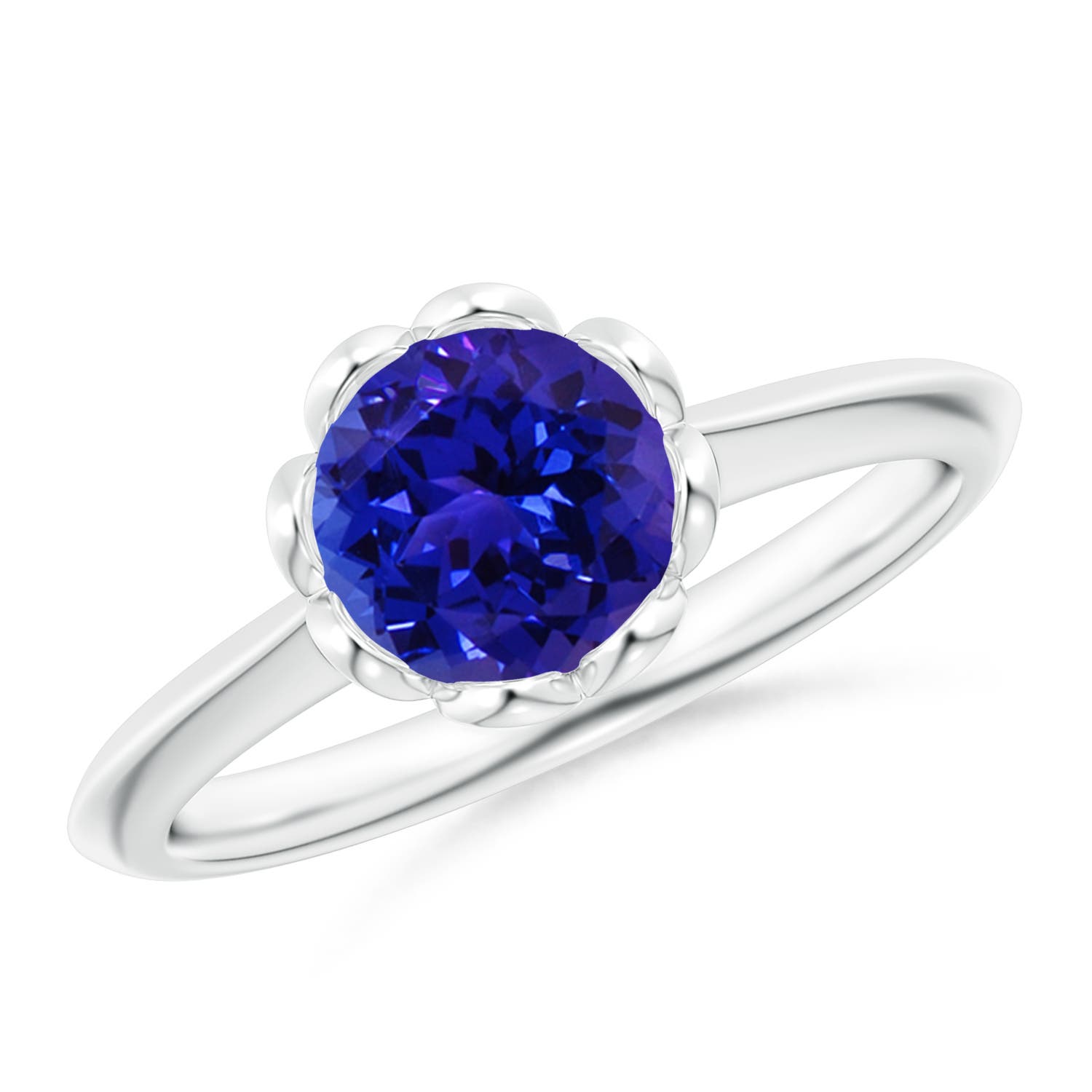 AAAA - Tanzanite / 1.45 CT / 14 KT White Gold