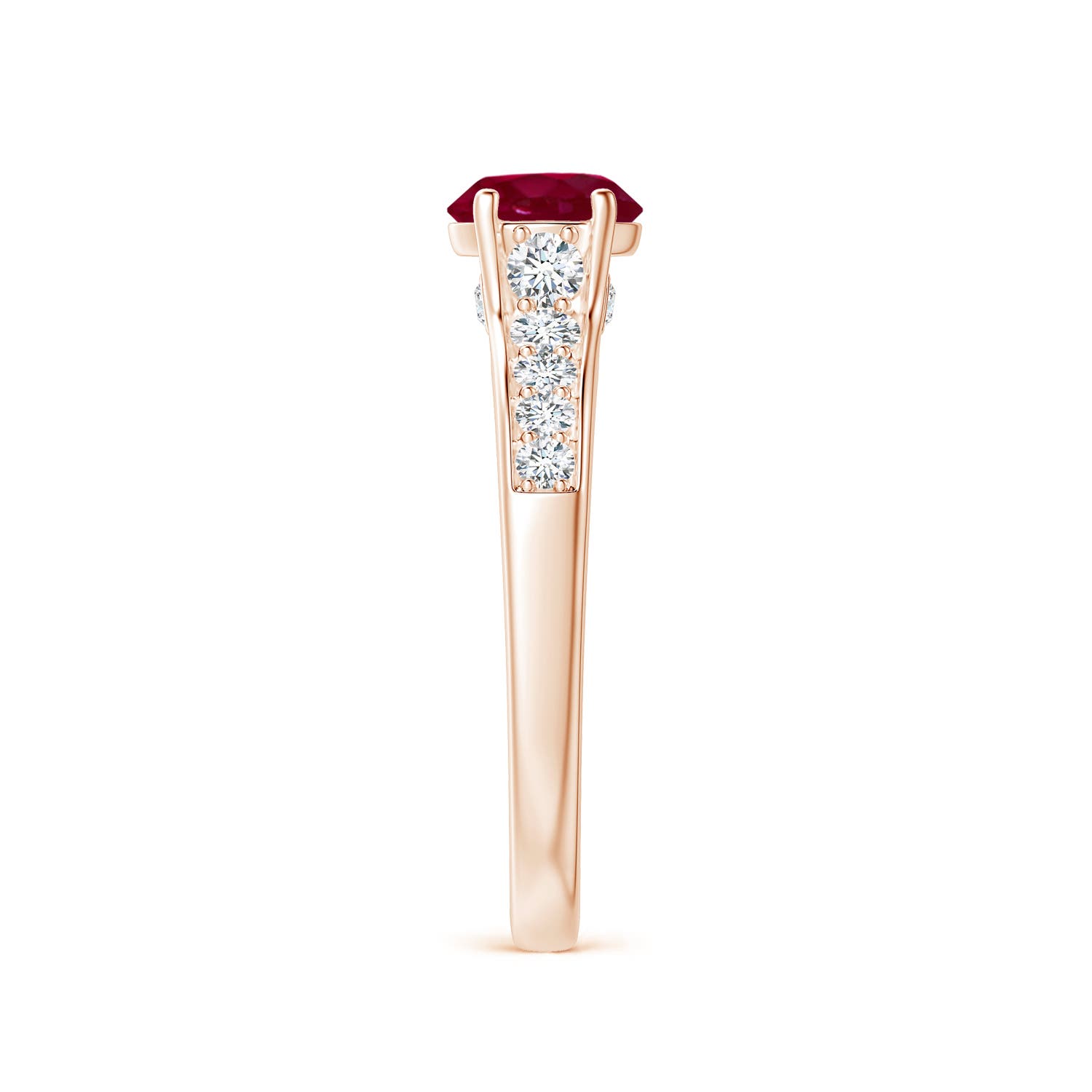 A - Ruby / 1.38 CT / 14 KT Rose Gold