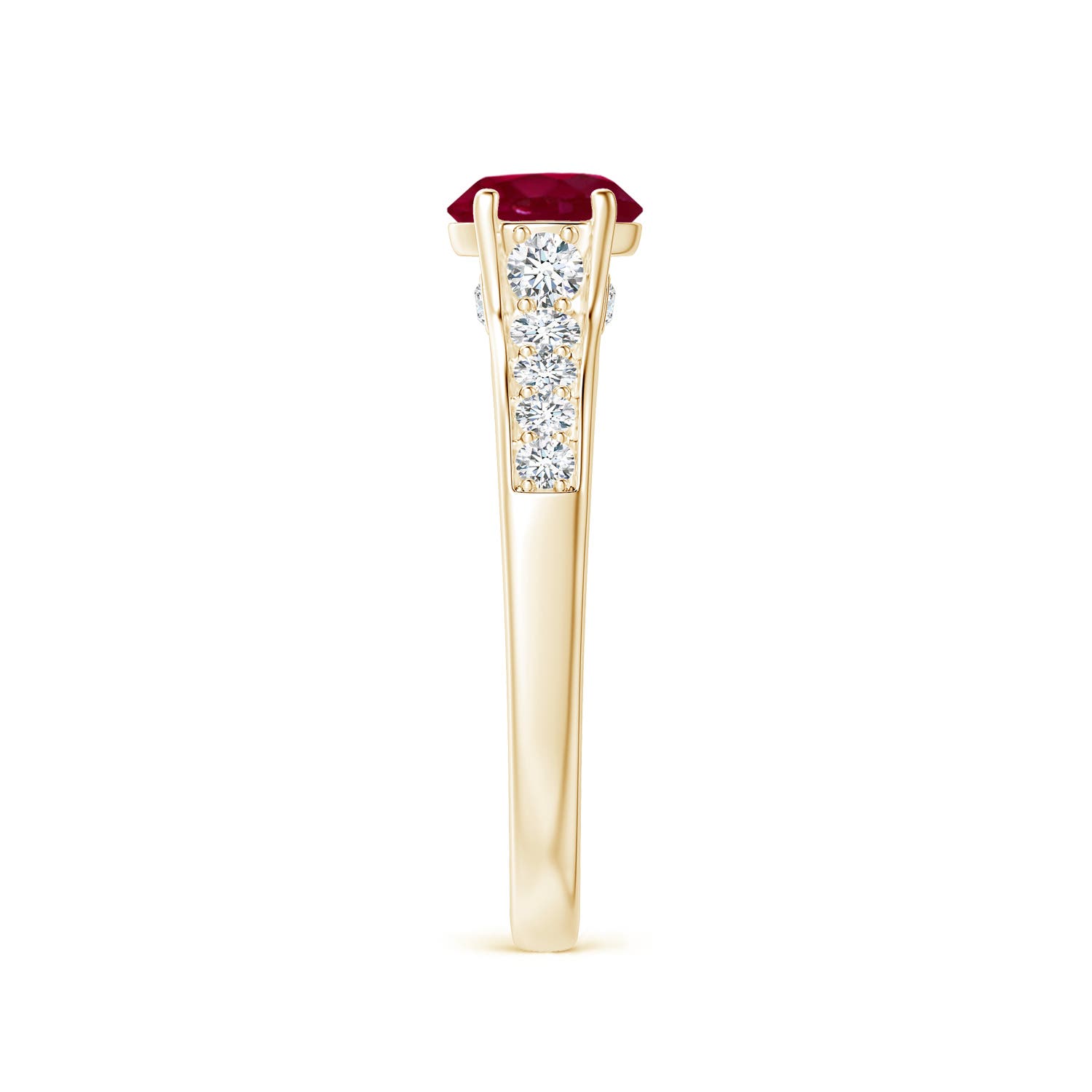 A - Ruby / 1.38 CT / 14 KT Yellow Gold