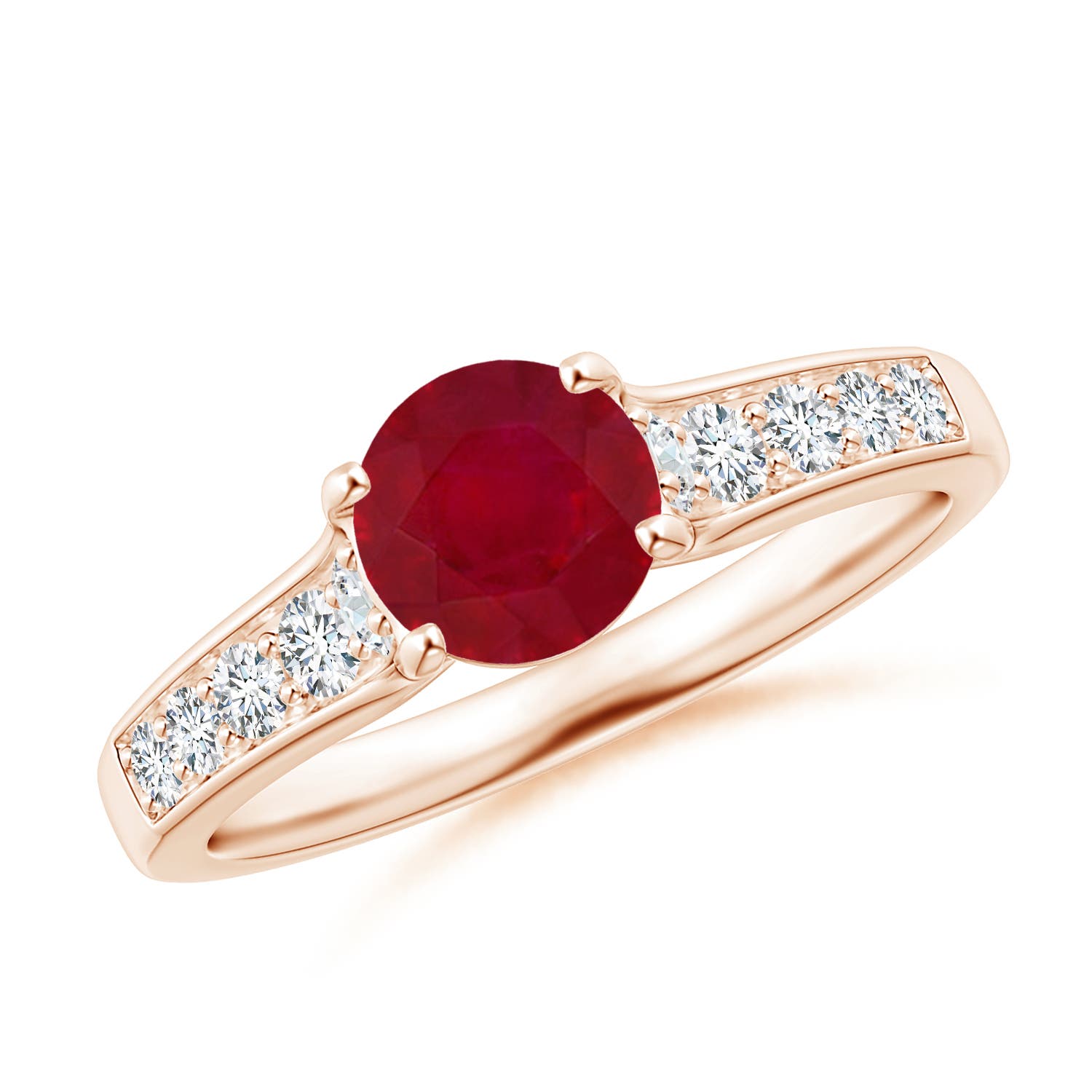 AA - Ruby / 1.38 CT / 14 KT Rose Gold