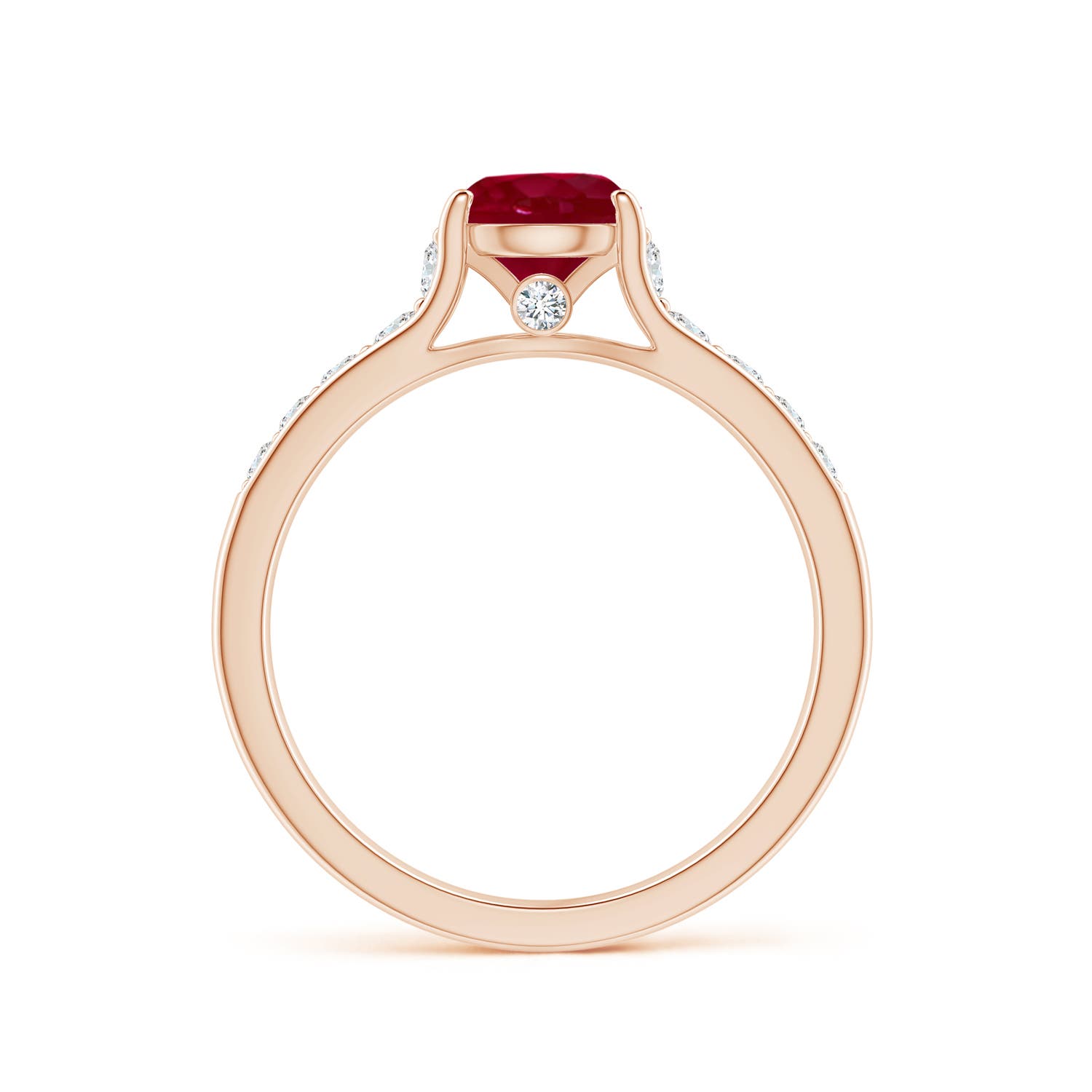 AA - Ruby / 1.38 CT / 14 KT Rose Gold