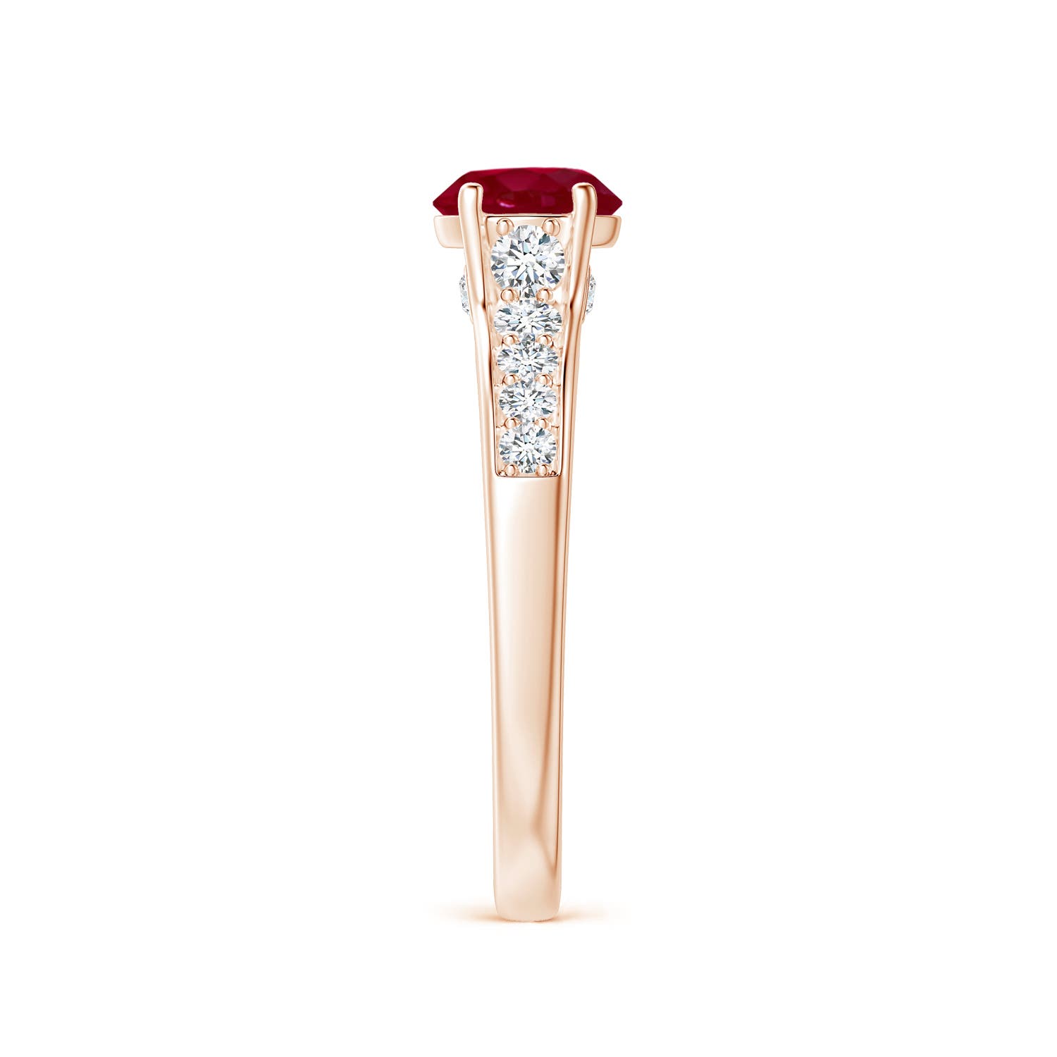 AA - Ruby / 1.38 CT / 14 KT Rose Gold