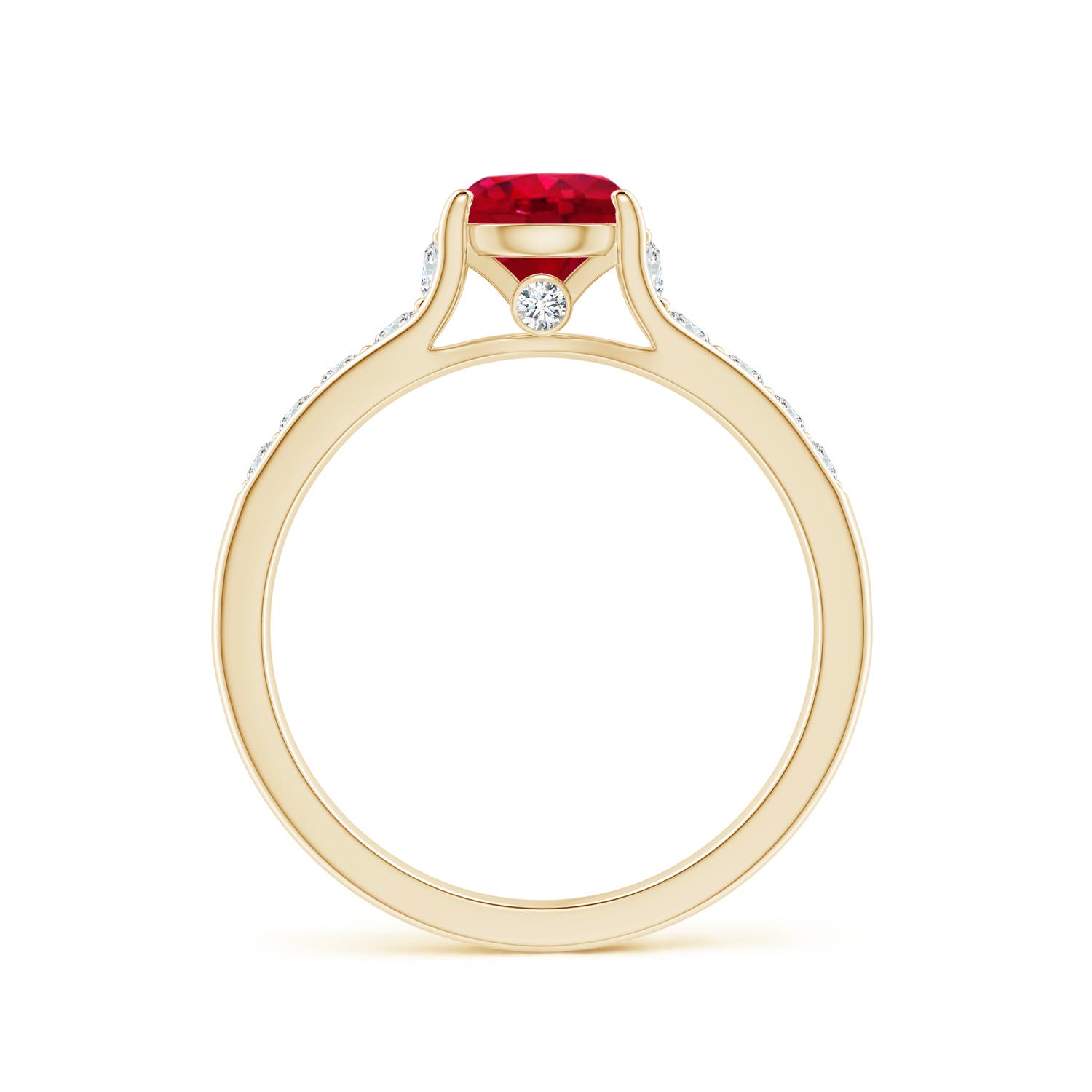 AAA - Ruby / 1.38 CT / 14 KT Yellow Gold