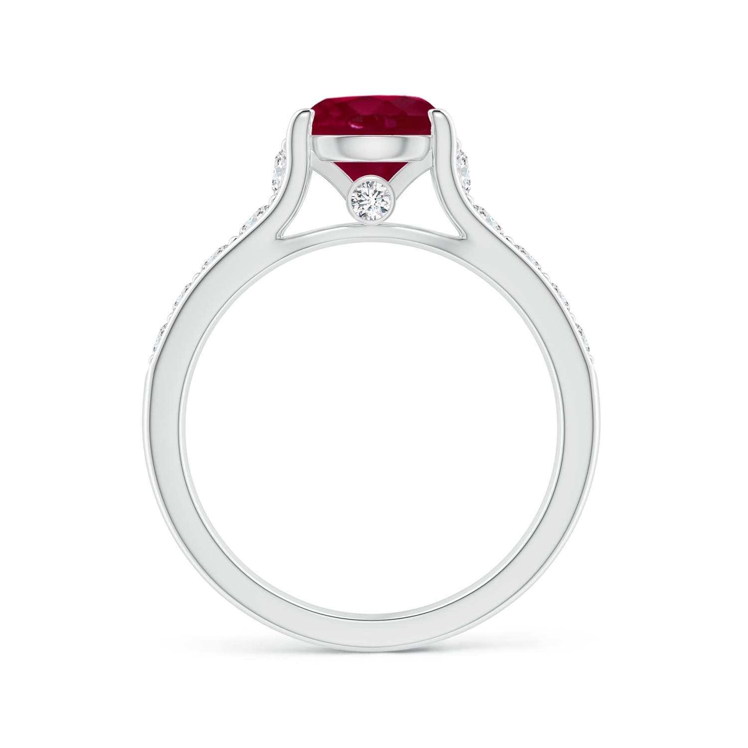 A - Ruby / 1.94 CT / 14 KT White Gold