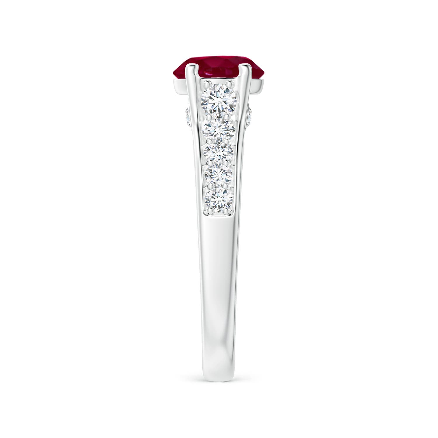 A - Ruby / 1.94 CT / 14 KT White Gold