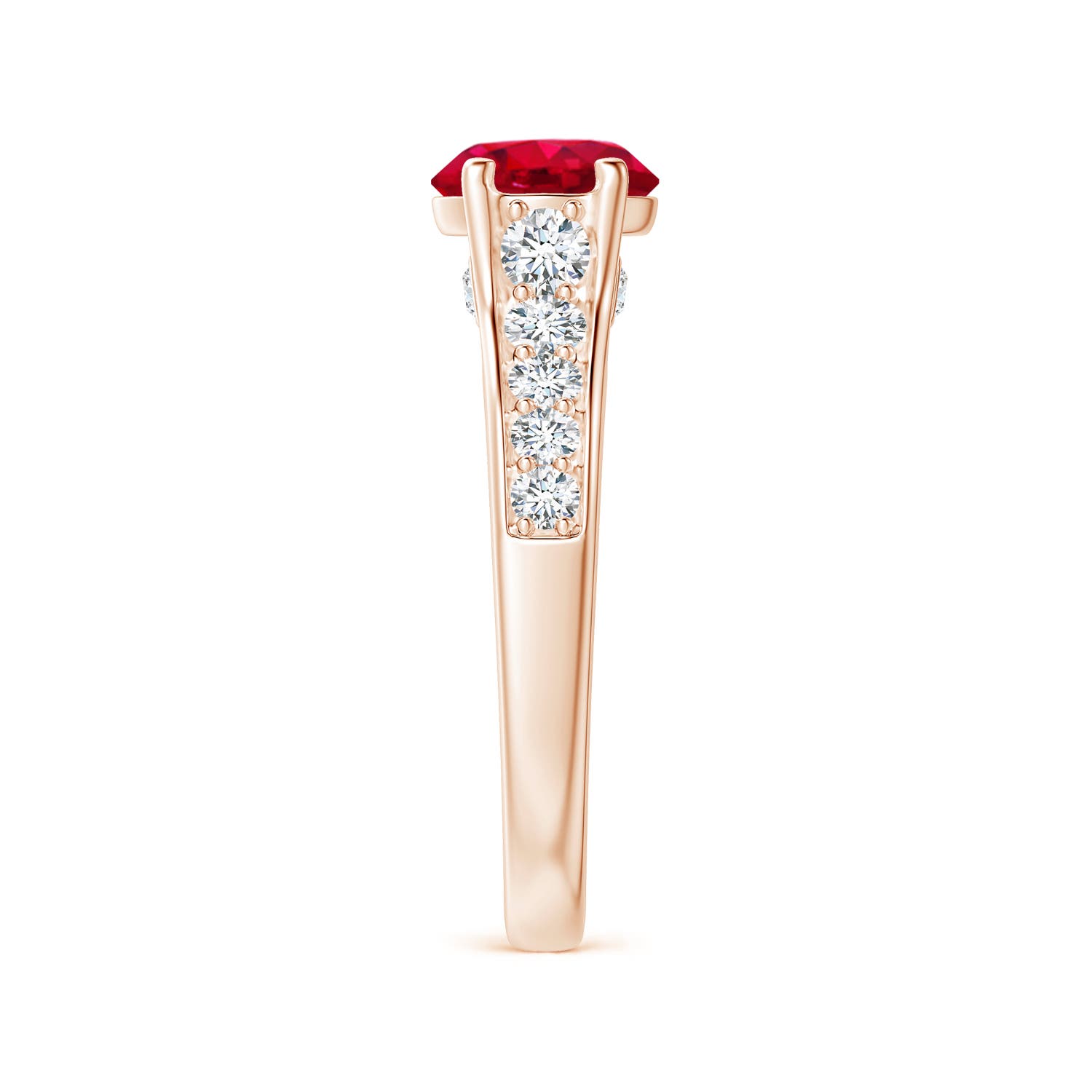 AAA - Ruby / 1.94 CT / 14 KT Rose Gold