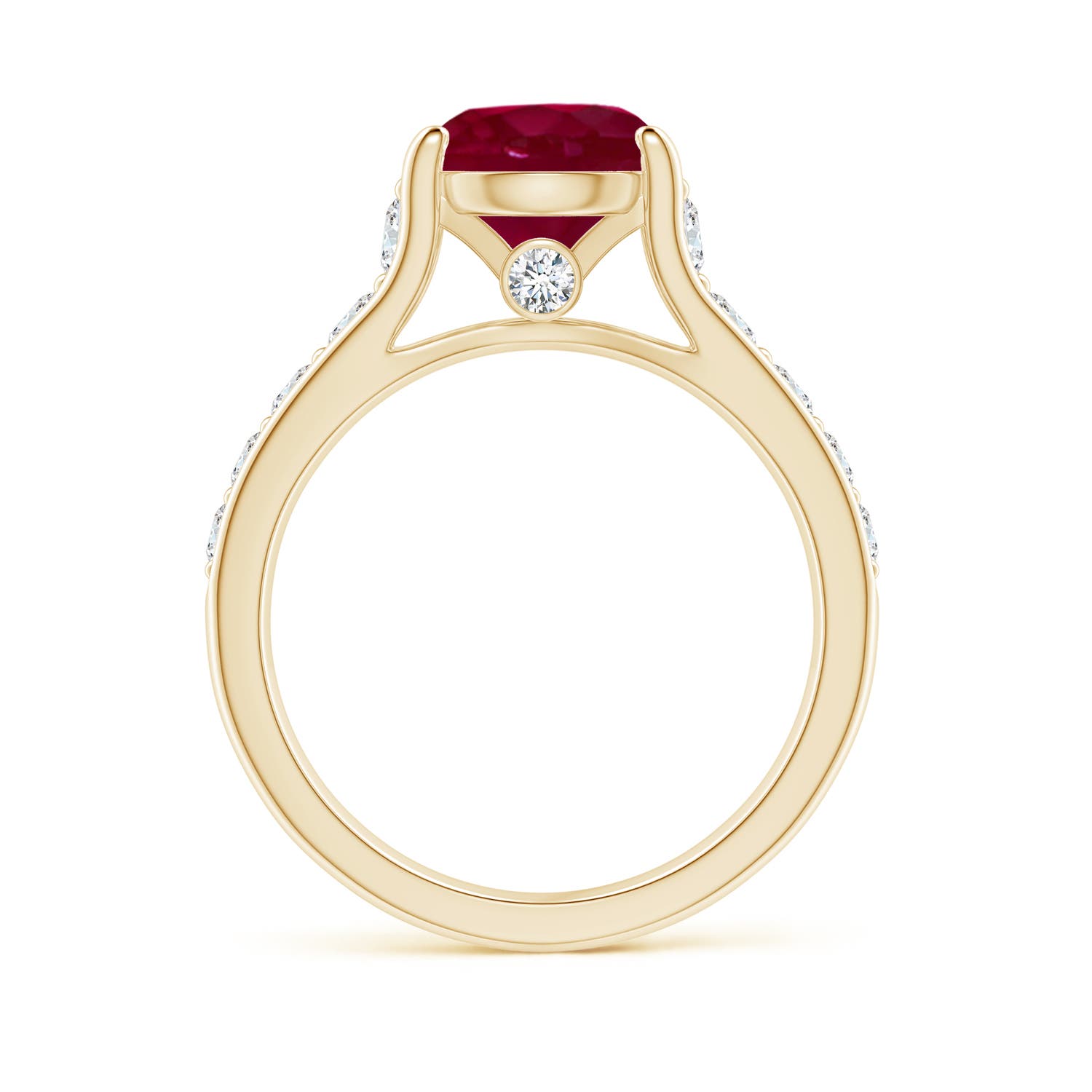 A - Ruby / 2.8 CT / 14 KT Yellow Gold