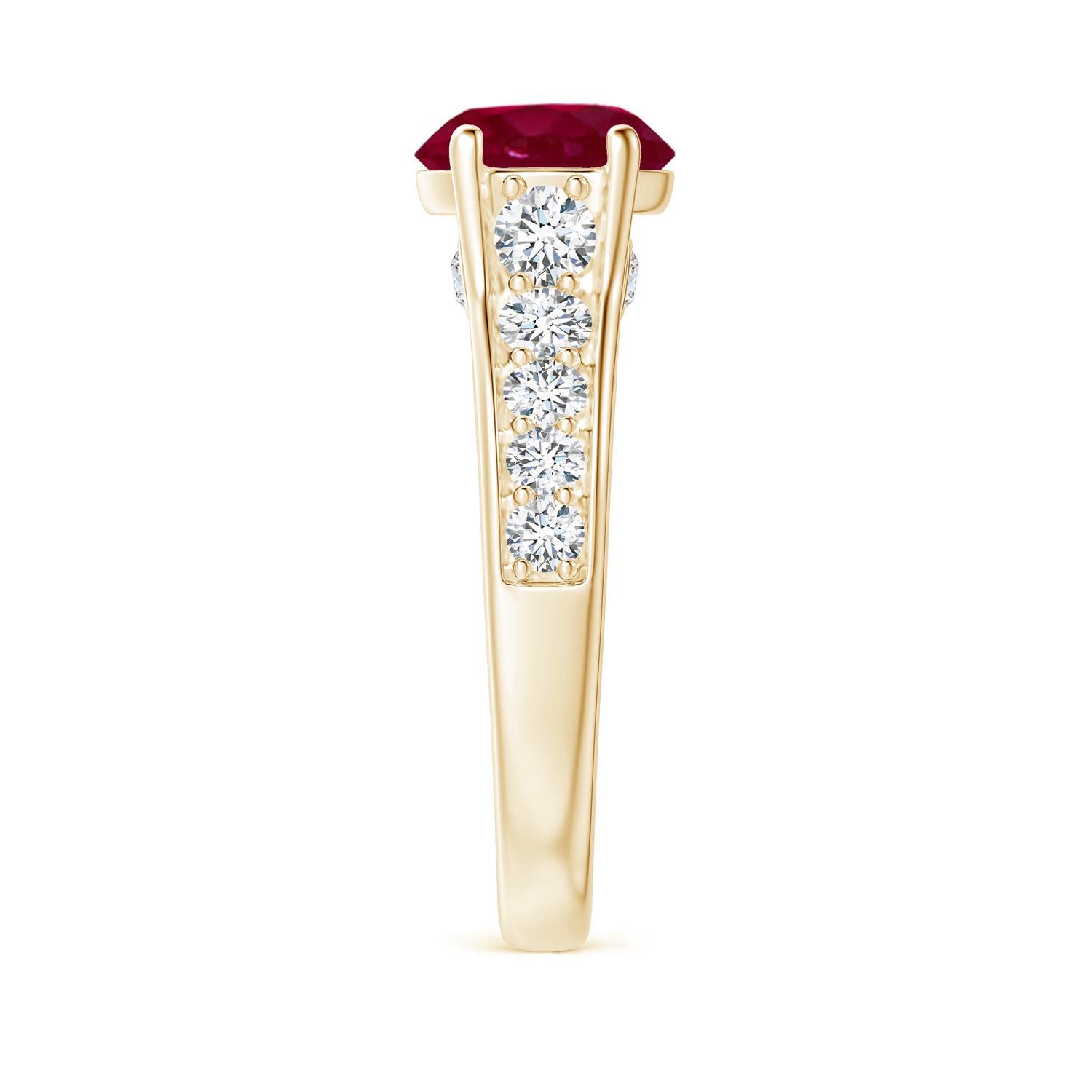 A - Ruby / 2.8 CT / 14 KT Yellow Gold