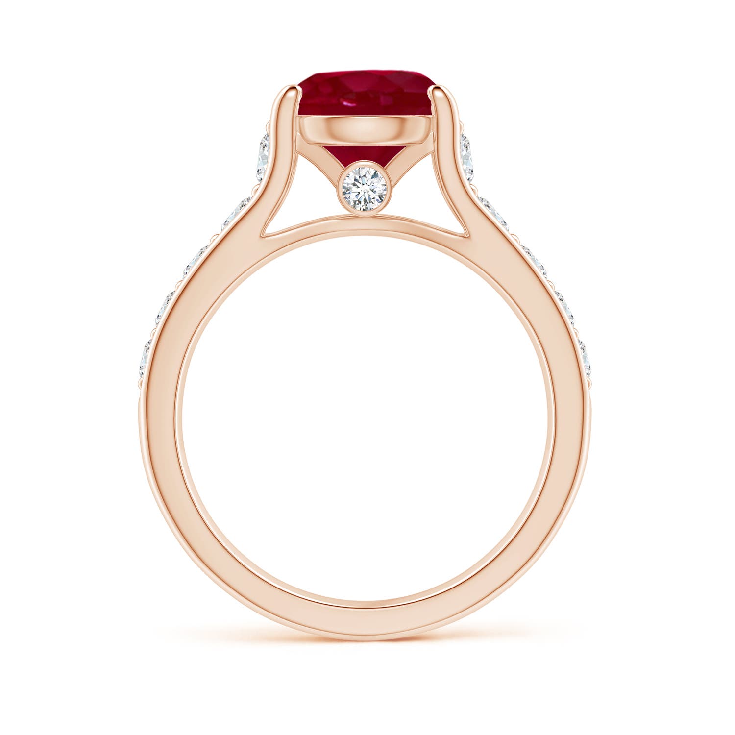AA - Ruby / 2.8 CT / 14 KT Rose Gold