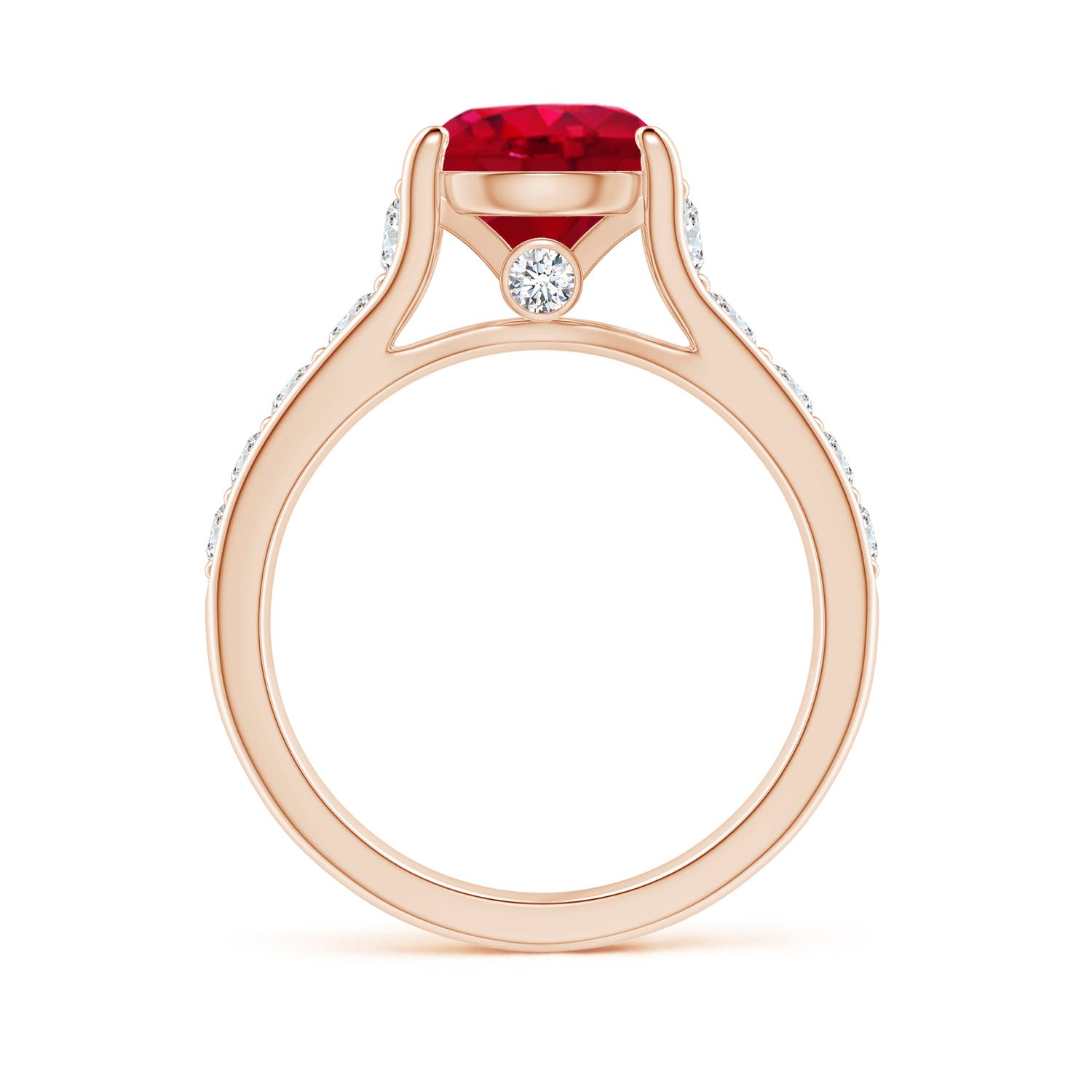 AAA - Ruby / 2.8 CT / 14 KT Rose Gold