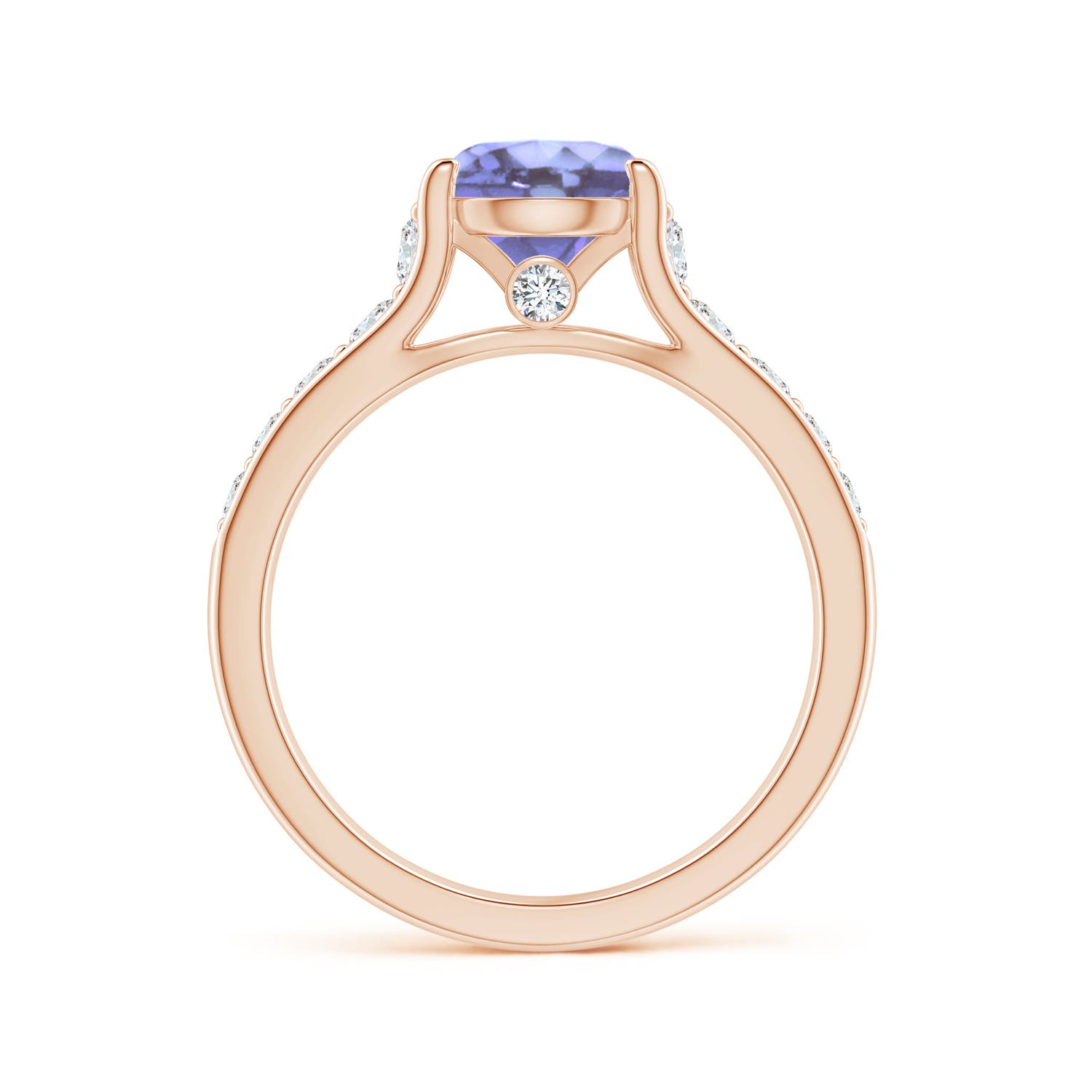 A - Tanzanite / 1.99 CT / 14 KT Rose Gold