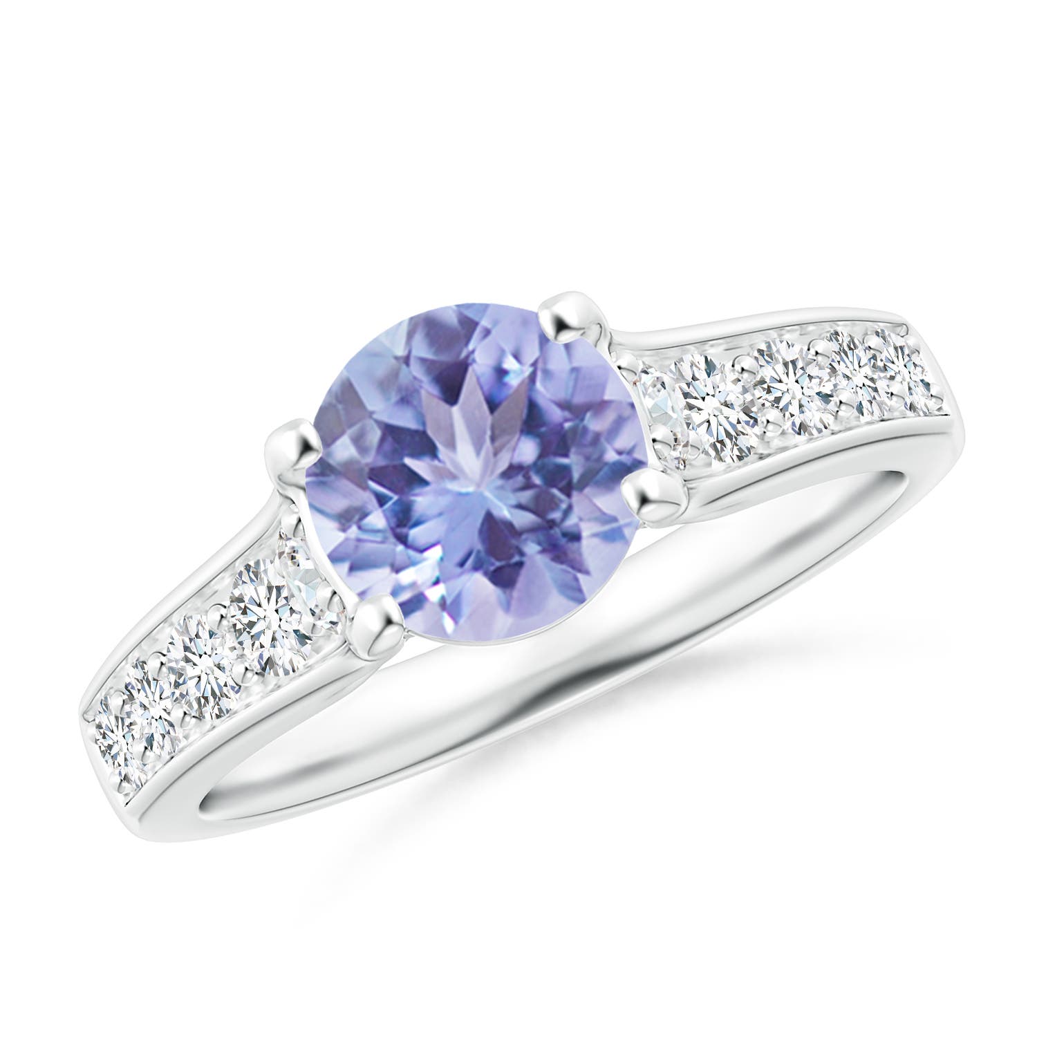 A - Tanzanite / 1.99 CT / 14 KT White Gold