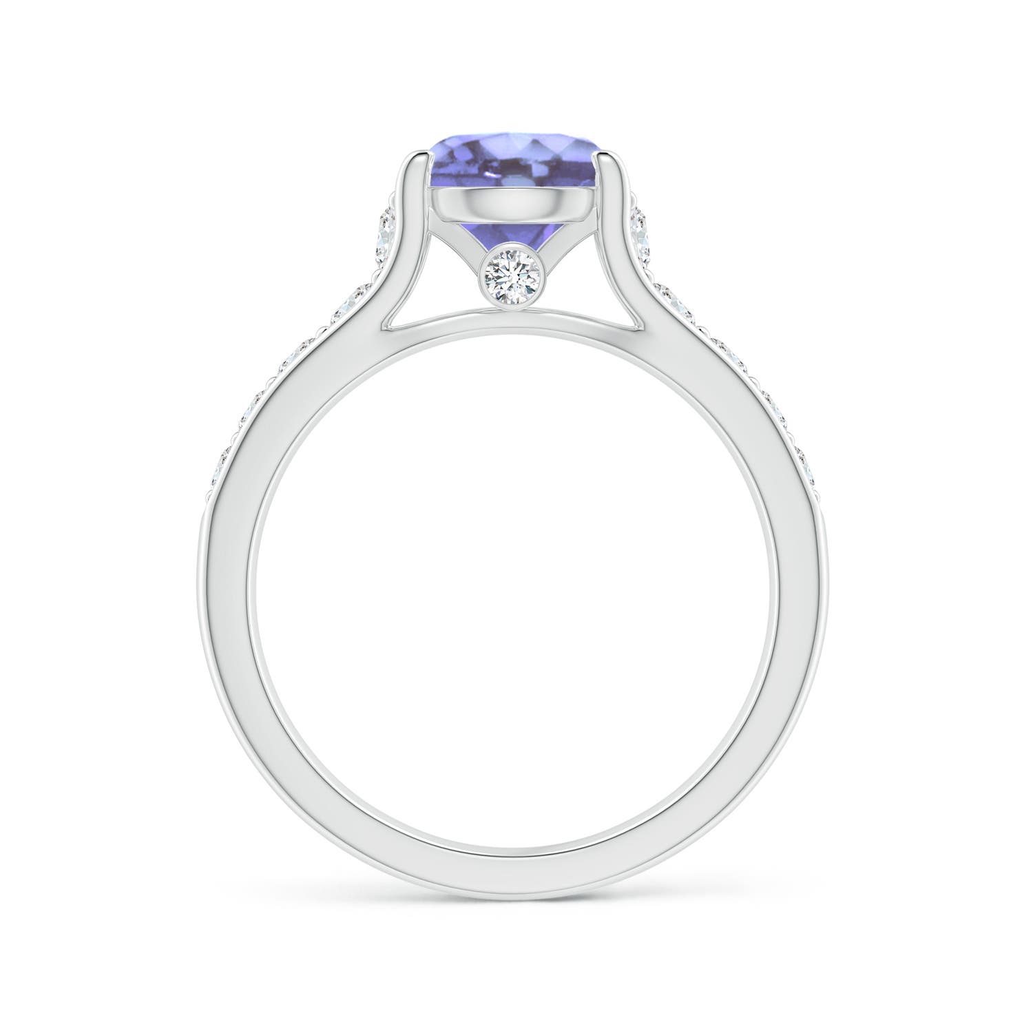 A - Tanzanite / 1.99 CT / 14 KT White Gold