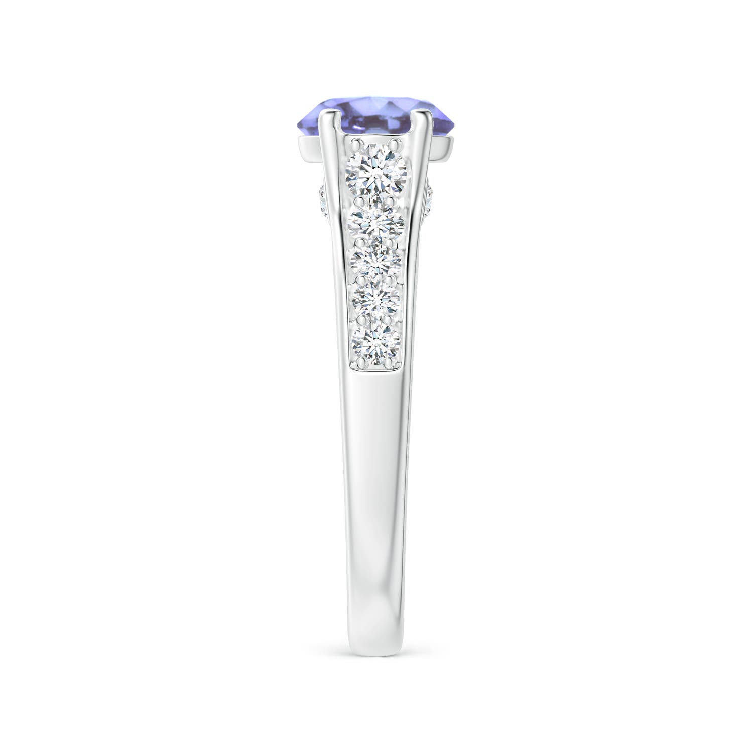 A - Tanzanite / 1.99 CT / 14 KT White Gold