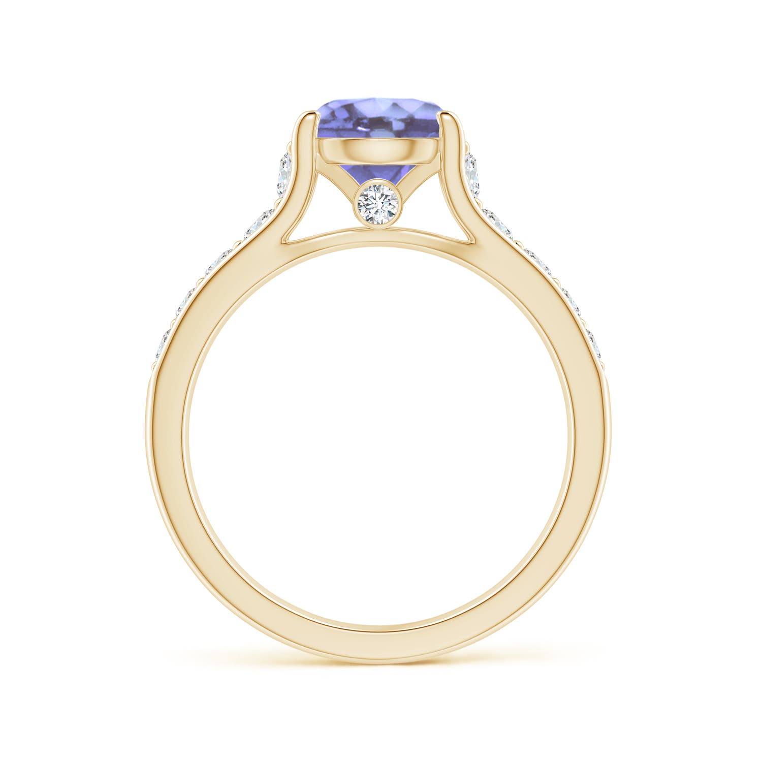 A - Tanzanite / 1.99 CT / 14 KT Yellow Gold