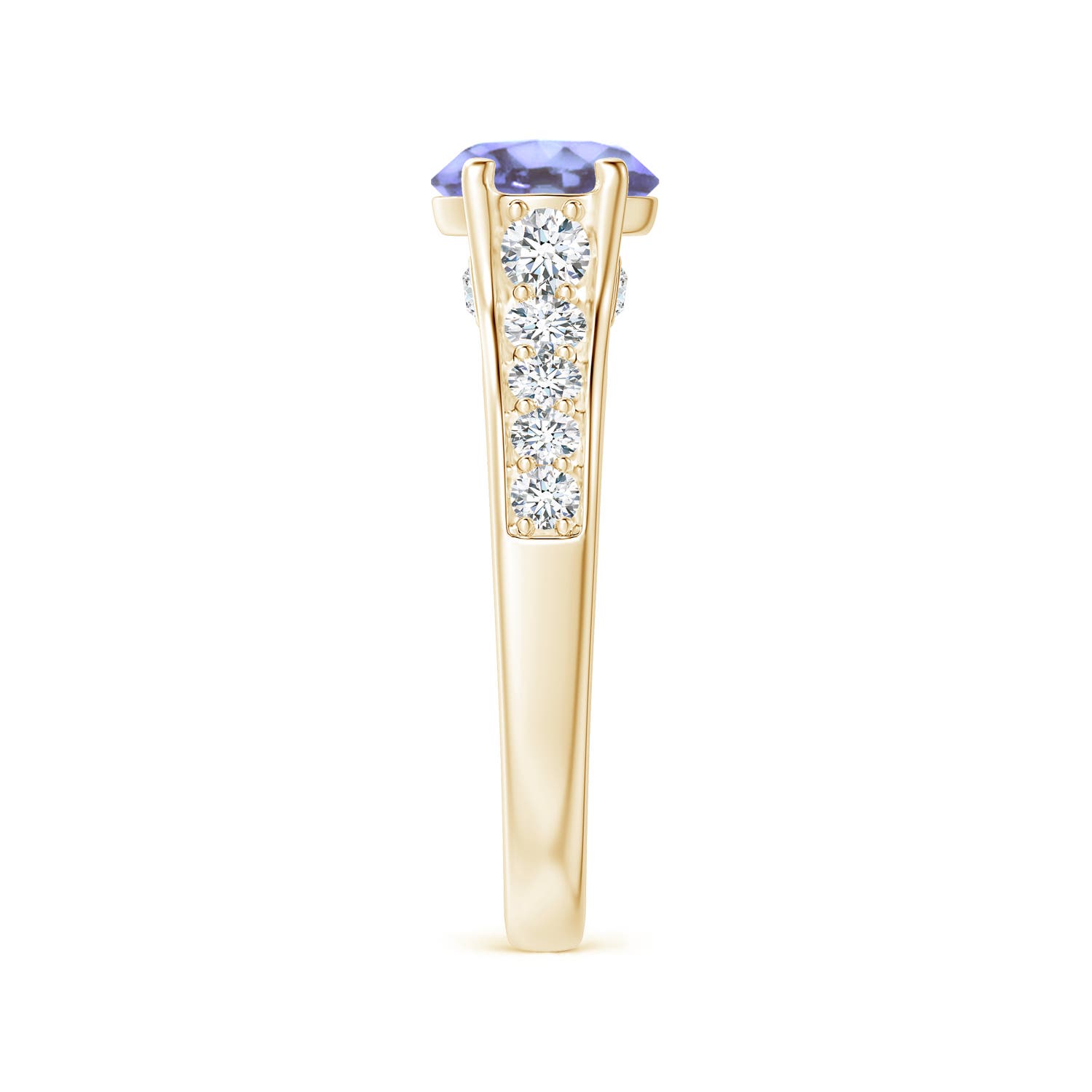 A - Tanzanite / 1.99 CT / 14 KT Yellow Gold