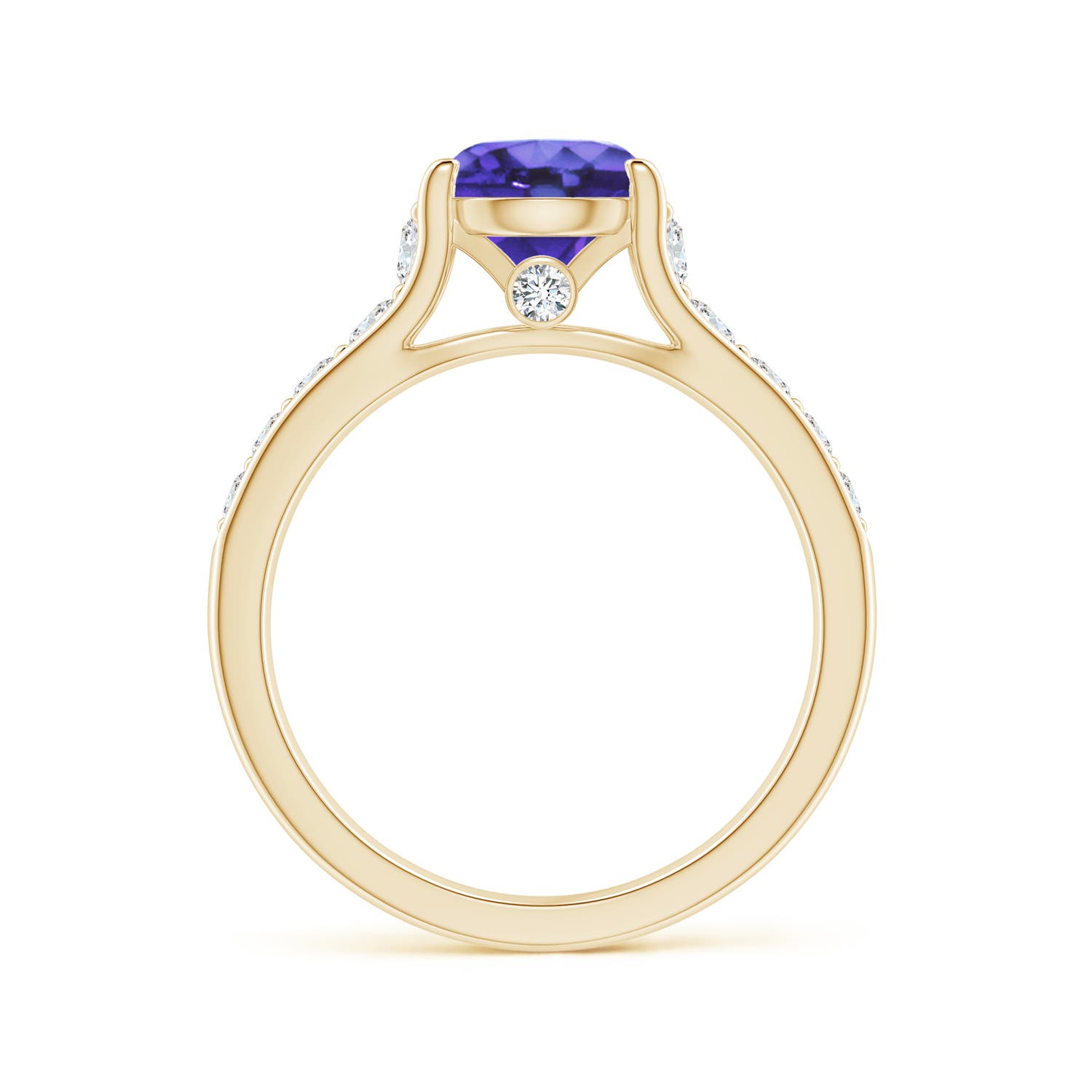 AA - Tanzanite / 1.99 CT / 14 KT Yellow Gold