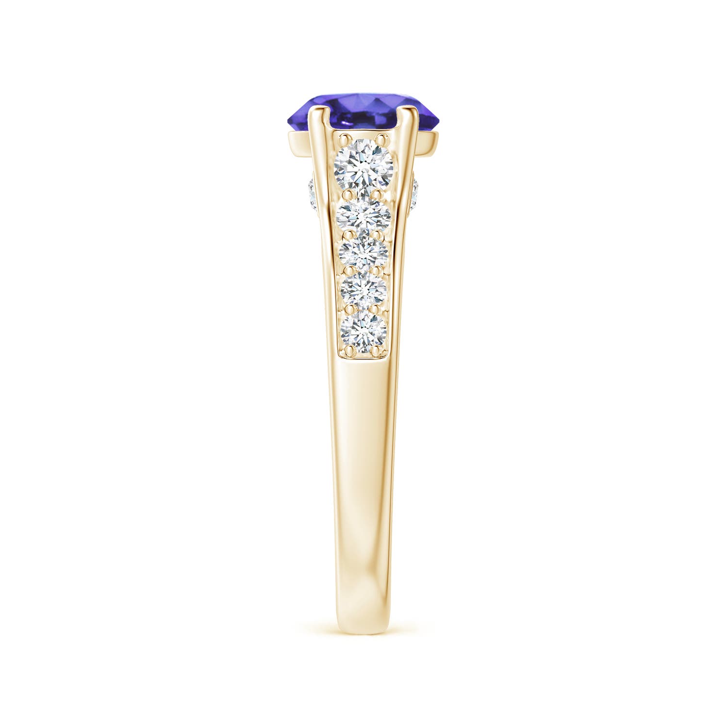 AA - Tanzanite / 1.99 CT / 14 KT Yellow Gold